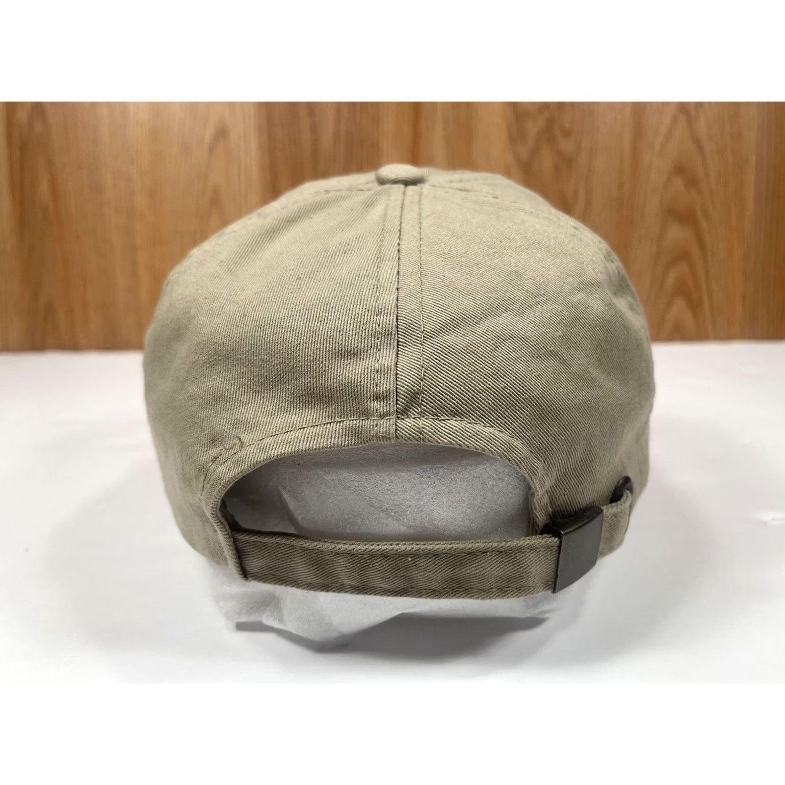 Vintage VINTAGE The G Cap Adjustable Strap Back Hat Cap One Size Beige 100% Cotton Pacific Headwear Mens Cap Beige Solid Cotton Cap Accessories Size ONE SIZE - 3 Thumbnail