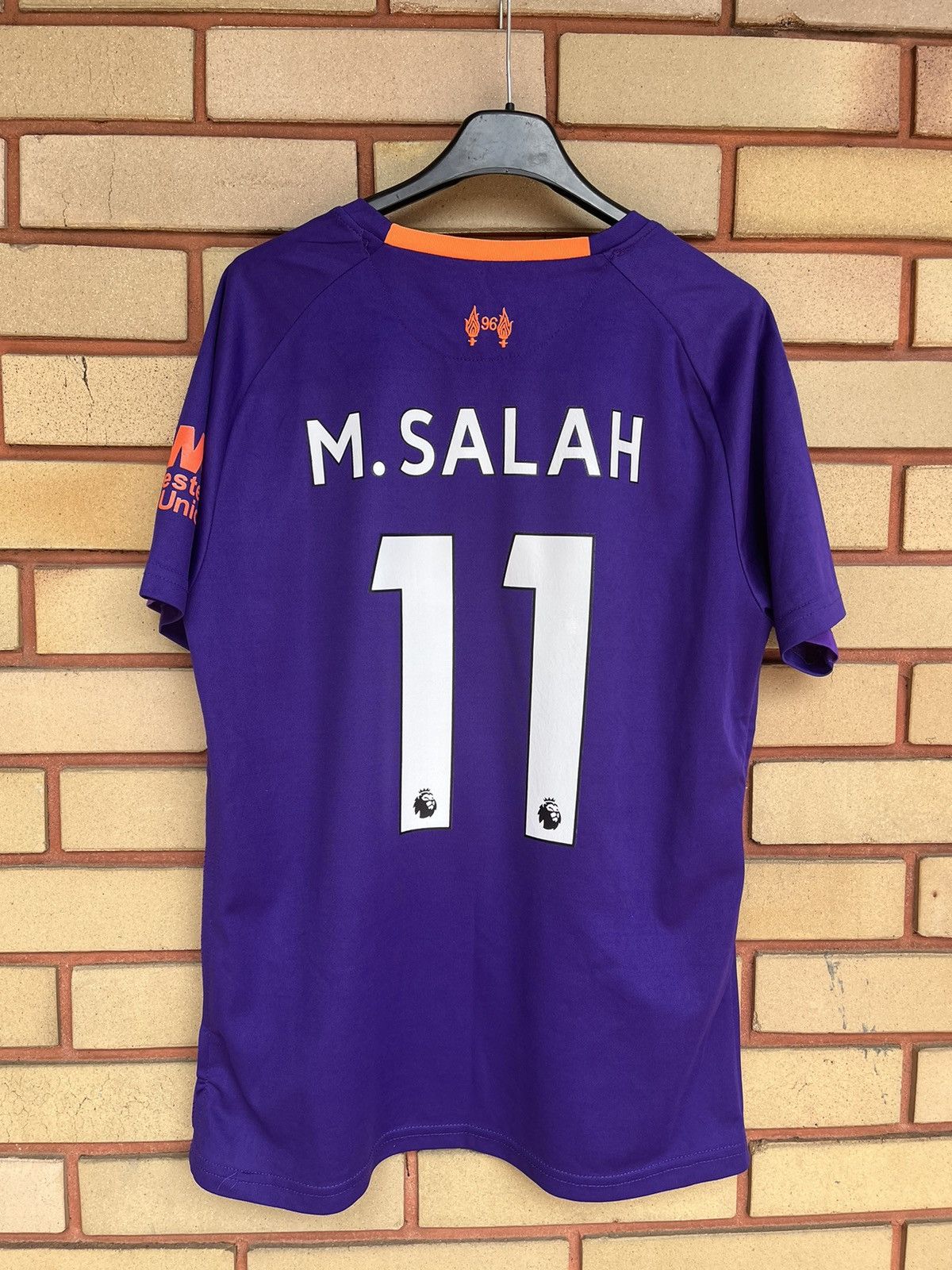 New Balance Y2K liverpool jersey blokecore football Mohamed Salah Grailed