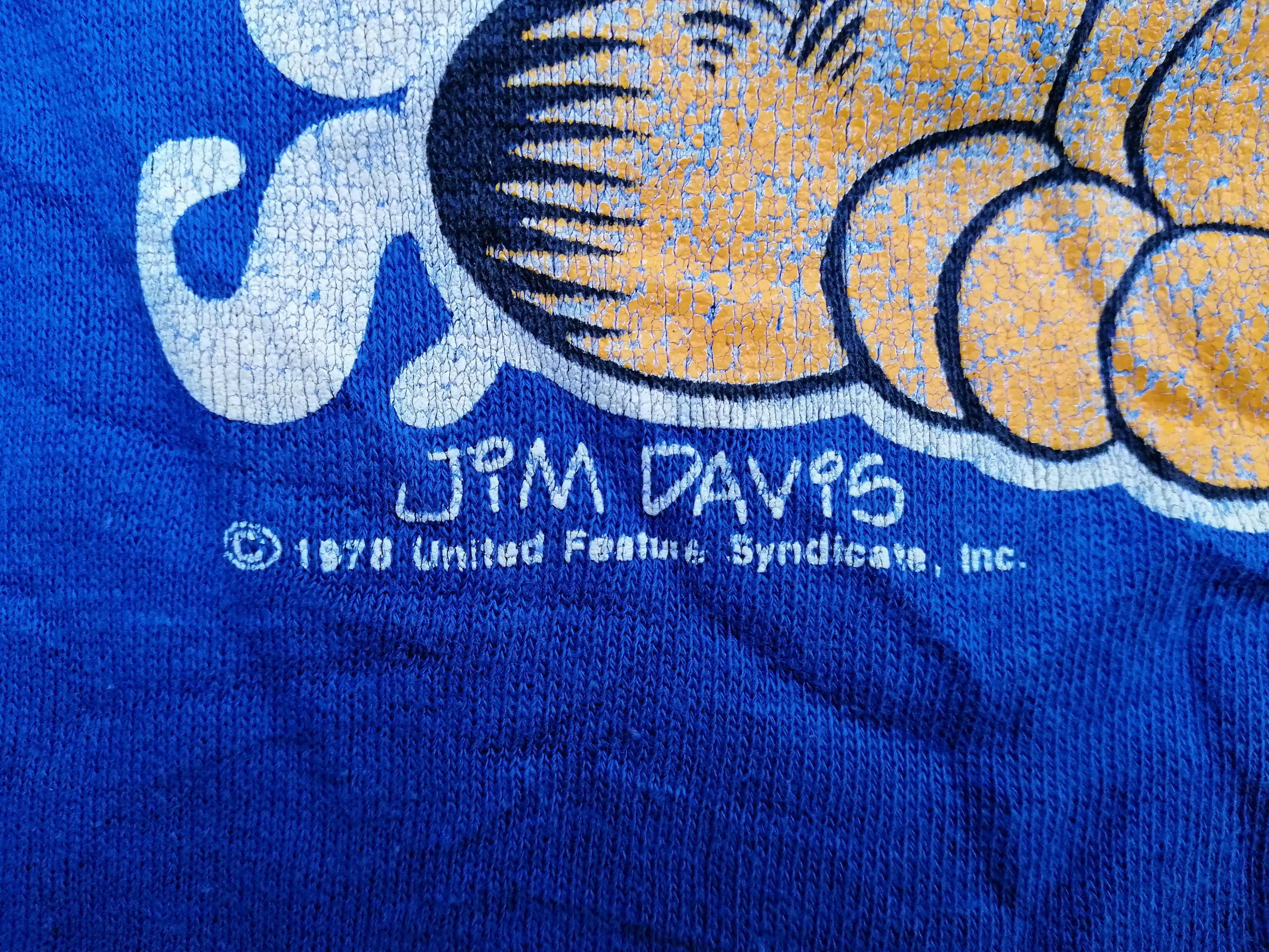 Velva Sheen 70s Rare Garfield South Dakota Vintage Sweater 22.5/25 Size US L / EU 52-54 / 3 - 3 Thumbnail