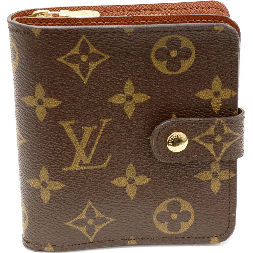 Louis Vuitton Louis Vuitton Louis Vuitton Monogram compact zip wallet Textile Short Wallet M61667 DUTY FREE for USA Size ONE SIZE - 1 Thumbnail