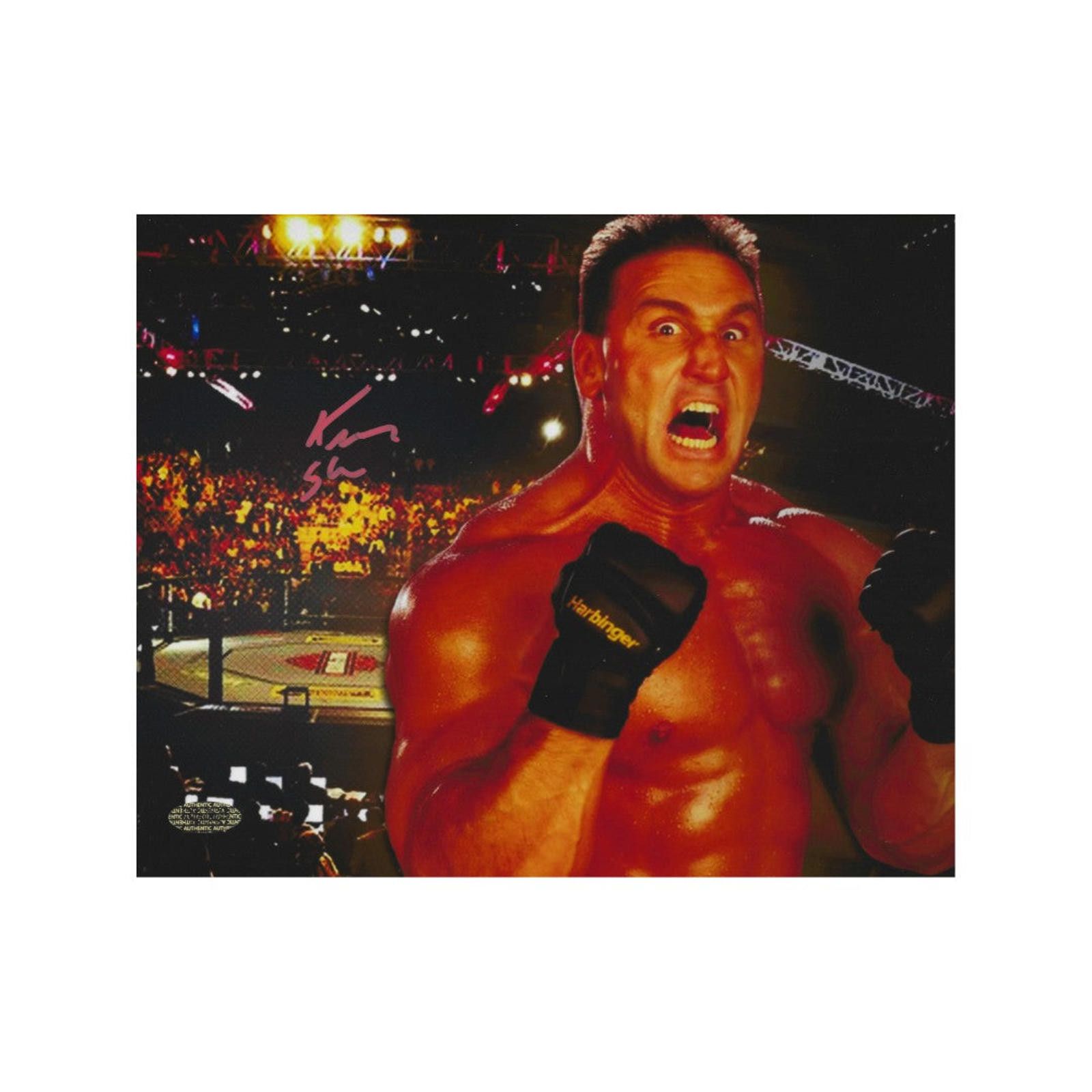 Other KEN SHAMROCK AUTOGRAPHED SIGNED 8X10 PHOTO COA W/Frame Size ONE SIZE - 2 Thumbnail