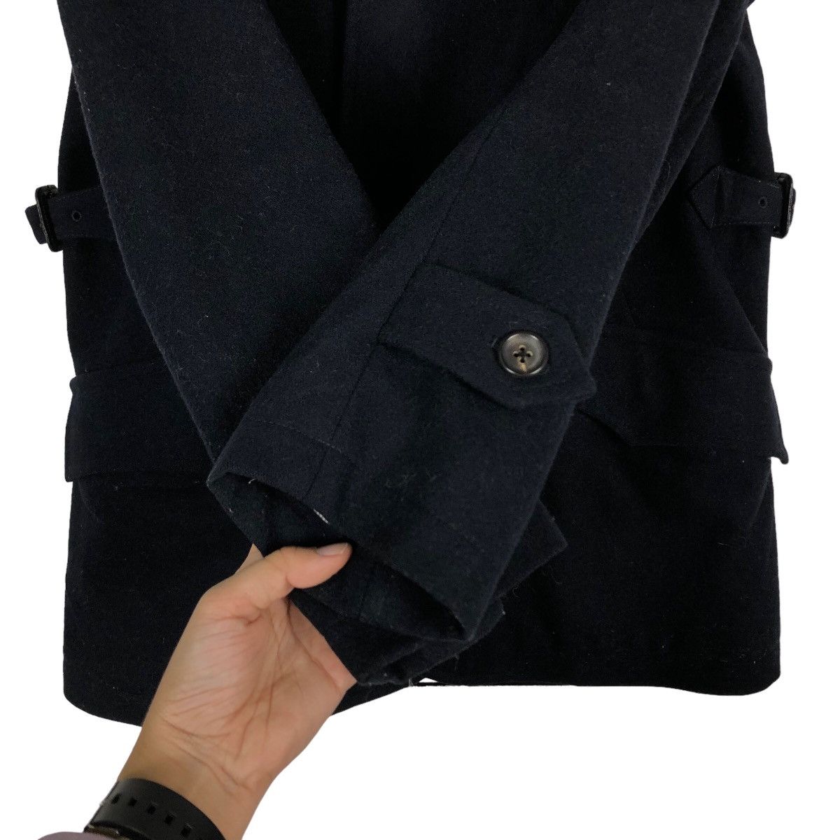 45rpm 🔥90’s Blue Work Wool Jacket Made in Japan Size US M / EU 48-50 / 2 - 12 Thumbnail