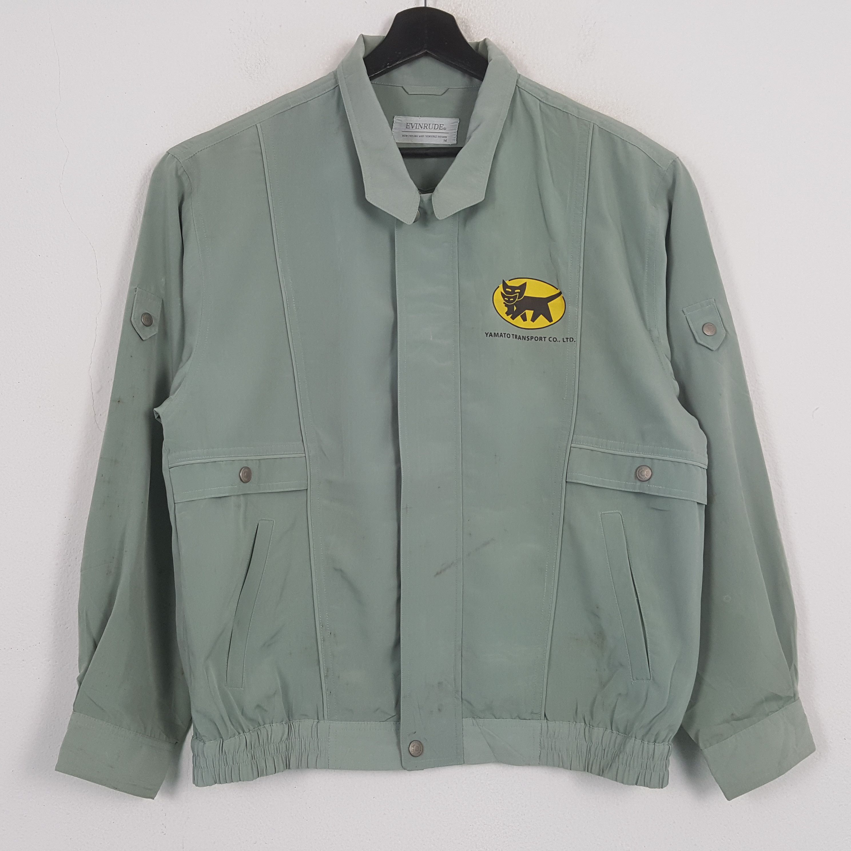 Vintage YAMATO TRANSPORT Japanese Workwear Custom Jacket C290N11 Size US M / EU 48-50 / 2 - 3 Thumbnail
