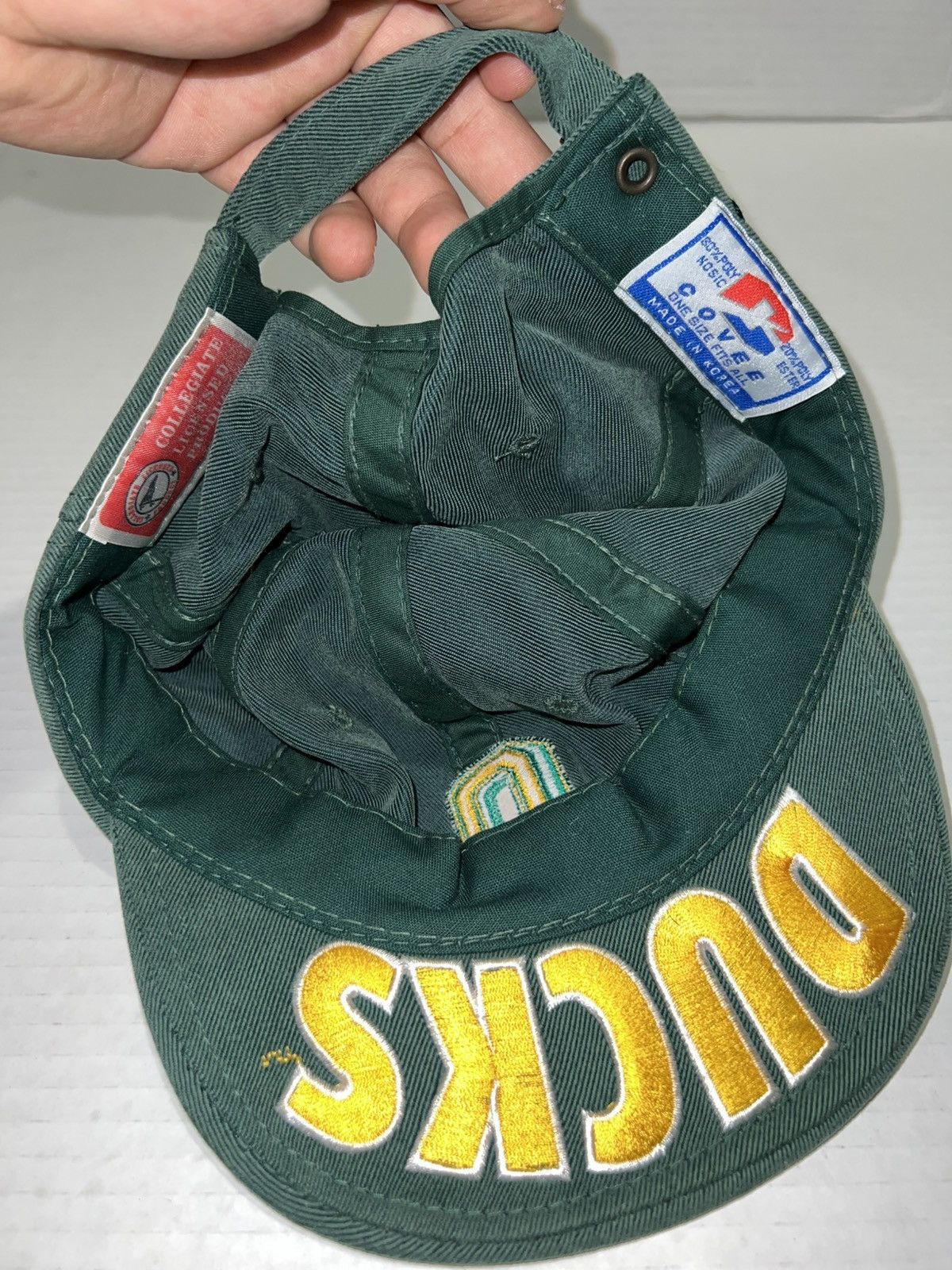 Other Rare 90s Vintage University Of Oregon Ducks Hat Strapback Size ONE SIZE - 6 Thumbnail
