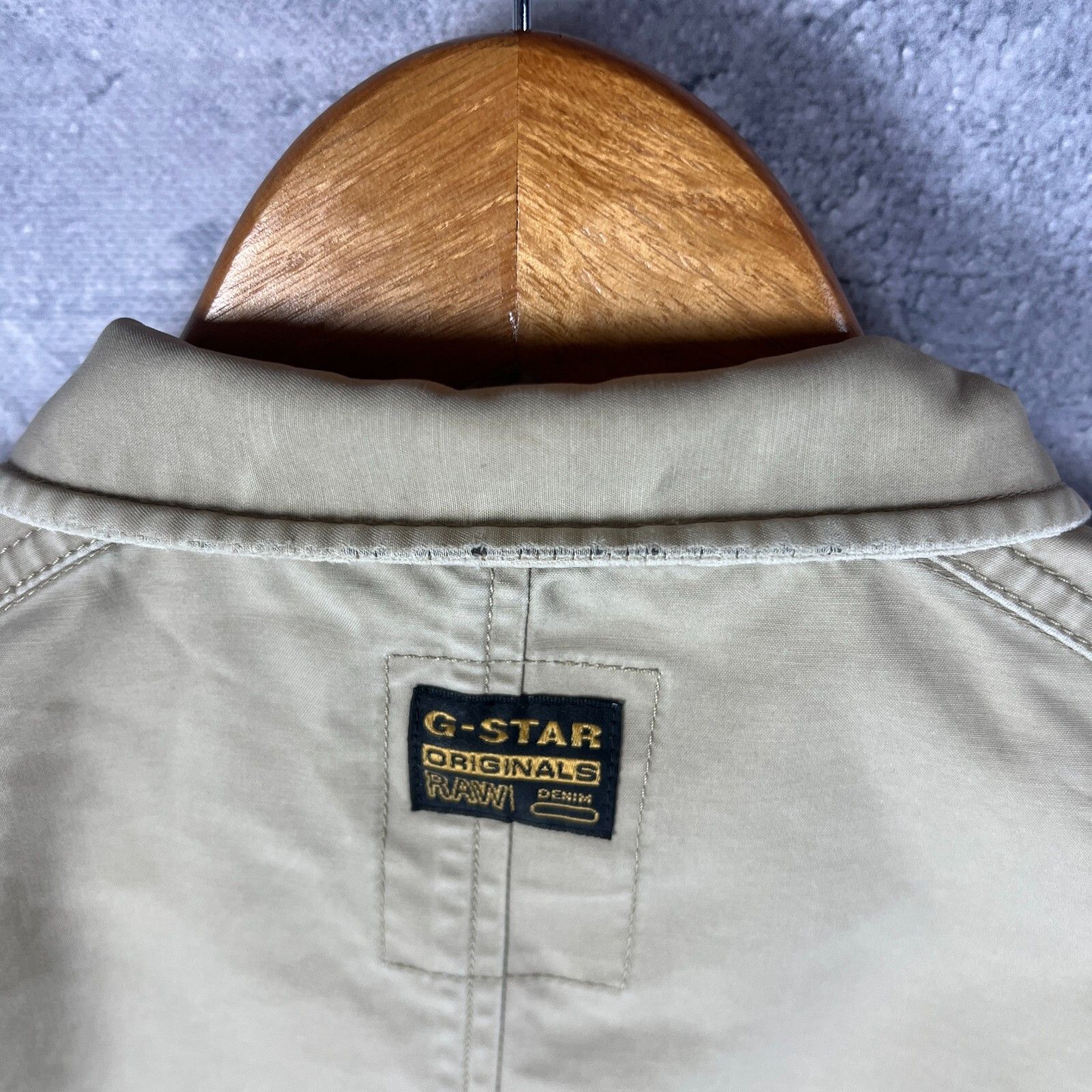 G-Star G Star Raw Jacket Men's Size M Beige Long Sleeve ` Size US M / EU 48-50 / 2 - 18 Thumbnail