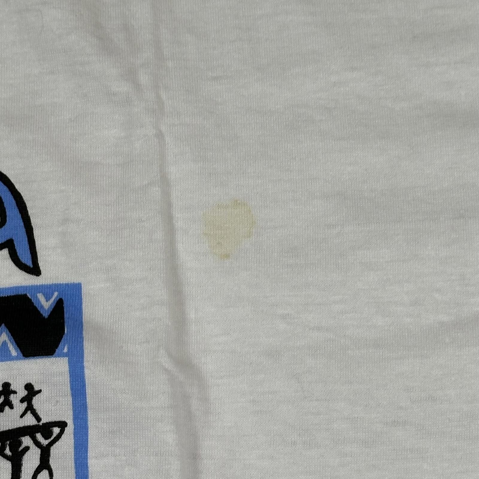 Maharishi NWT Vintage Indonesia Graphic T-shirt Hieroglyphic Blue Blk Size US XL / EU 56 / 4 - 9 Thumbnail