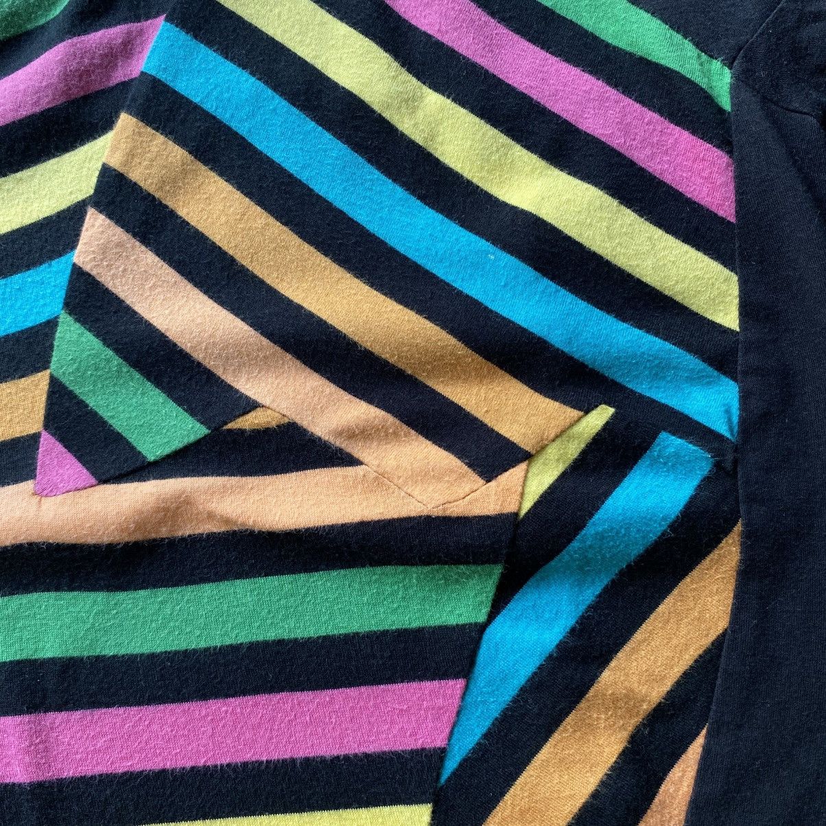 Tsumori Chisato Tsumori Chisato Rainbow Stripe Patchwork Tee Size M / US 6-8 / IT 42-44 - 8 Thumbnail