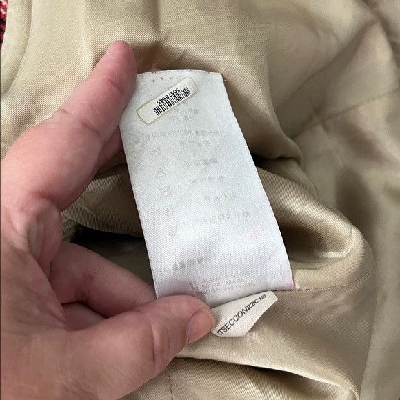 Burberry Burberry Longdon VTG 00's Nova Check Peacoat Double Breasted Size L / US 10 / IT 46 - 13 Thumbnail