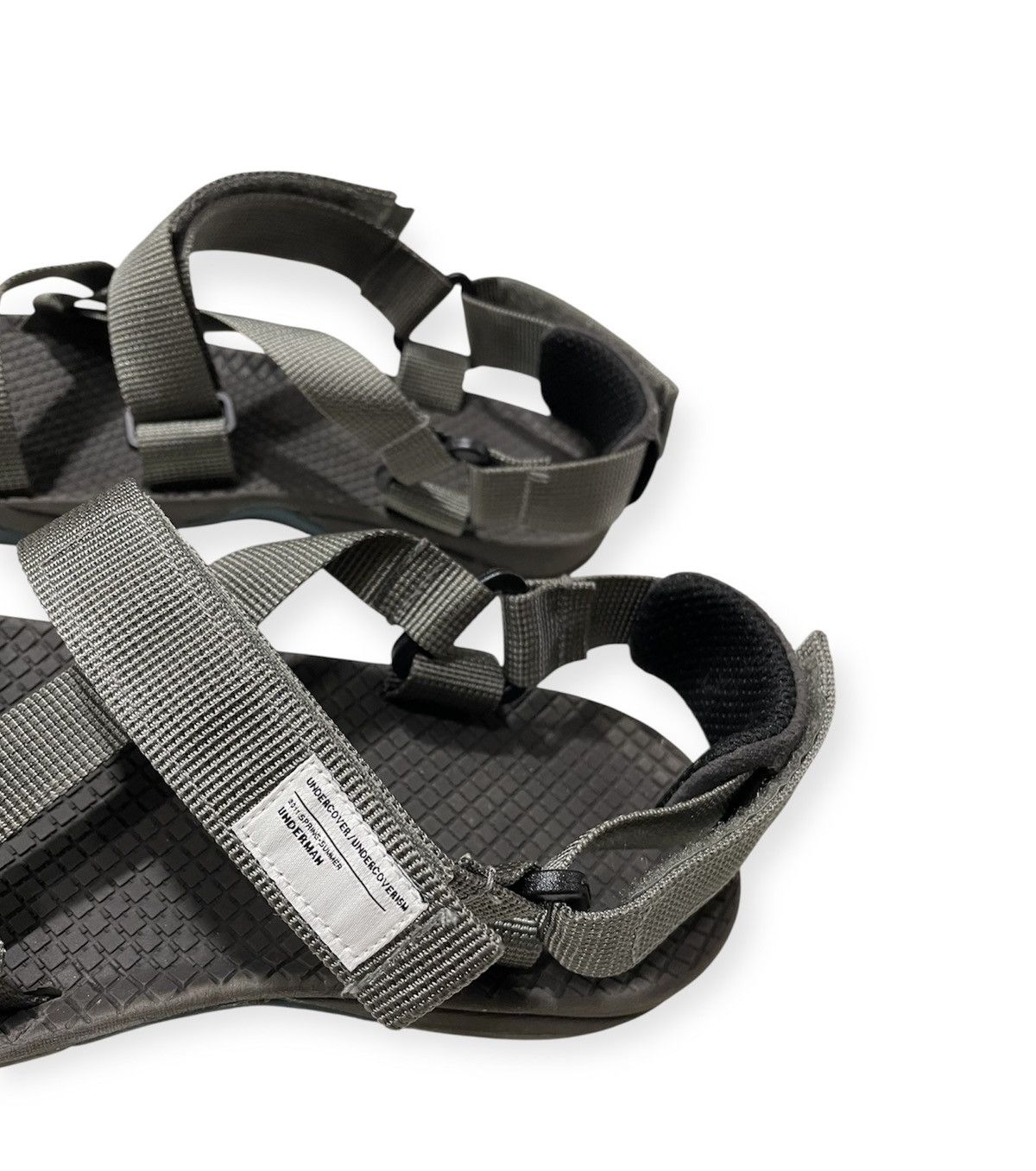 Undercover SS11 Underman Strapped Gray Nylon Sandals Size US 9 / EU 42 - 6 Thumbnail