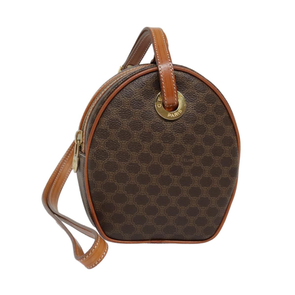 Celine Celine Vintage Macadam Circle Logo Canvas and Leather Size ONE SIZE - 1 Thumbnail