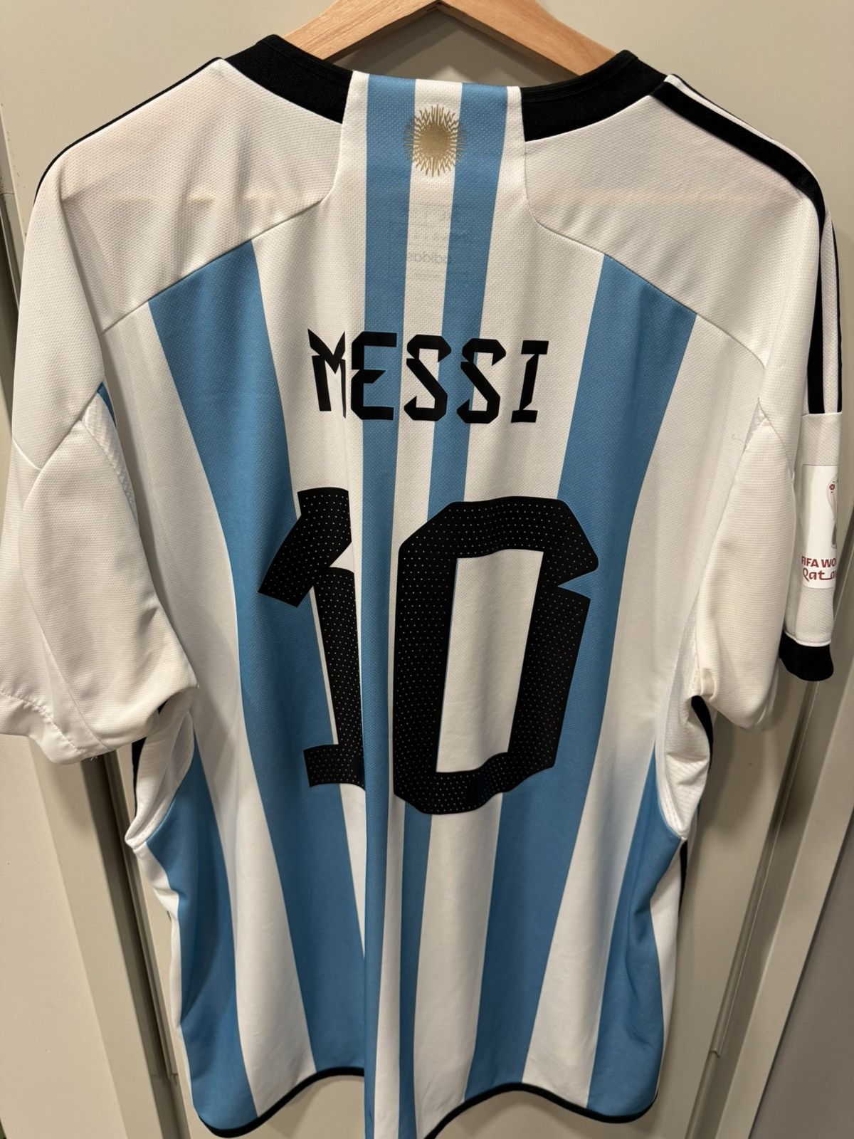 Adidas 2022 argentina messi world cup jersey Size US XXL / EU 58 / 5 - 2 Thumbnail