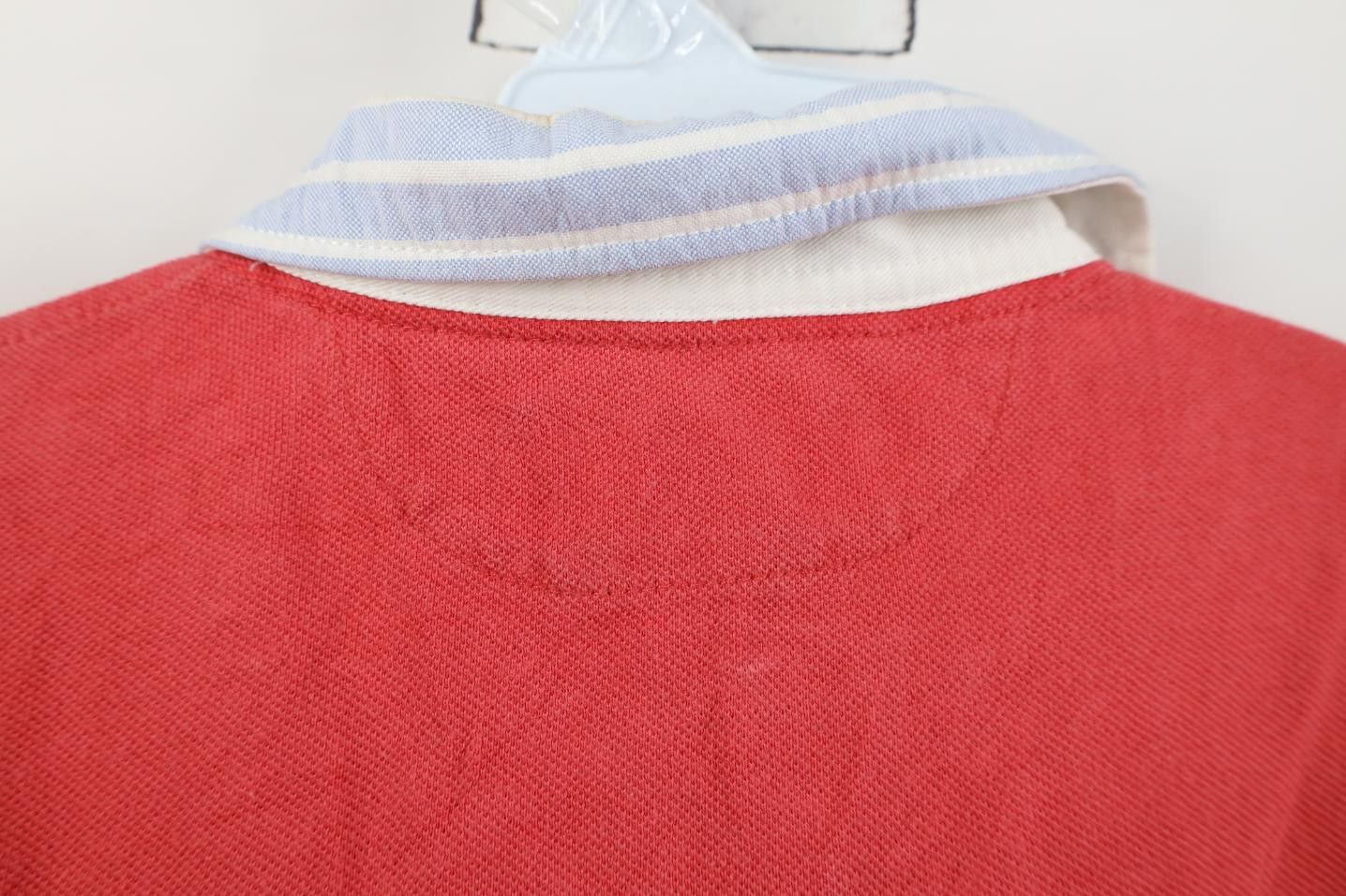 Polo Ralph Lauren Vintage 90s Ralph Lauren Block Striped Yacht Club Rugby Polo Size US M / EU 48-50 / 2 - 12 Thumbnail