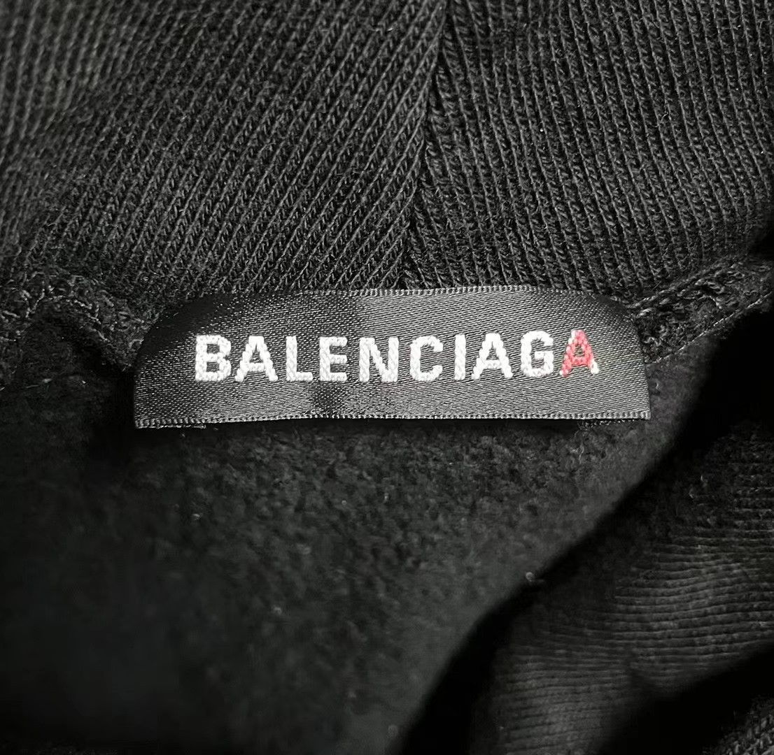 Balenciaga Balenciaga Green Band Hoodie 2501-Nextarrow Size US XXS / EU 40 - 4 Thumbnail