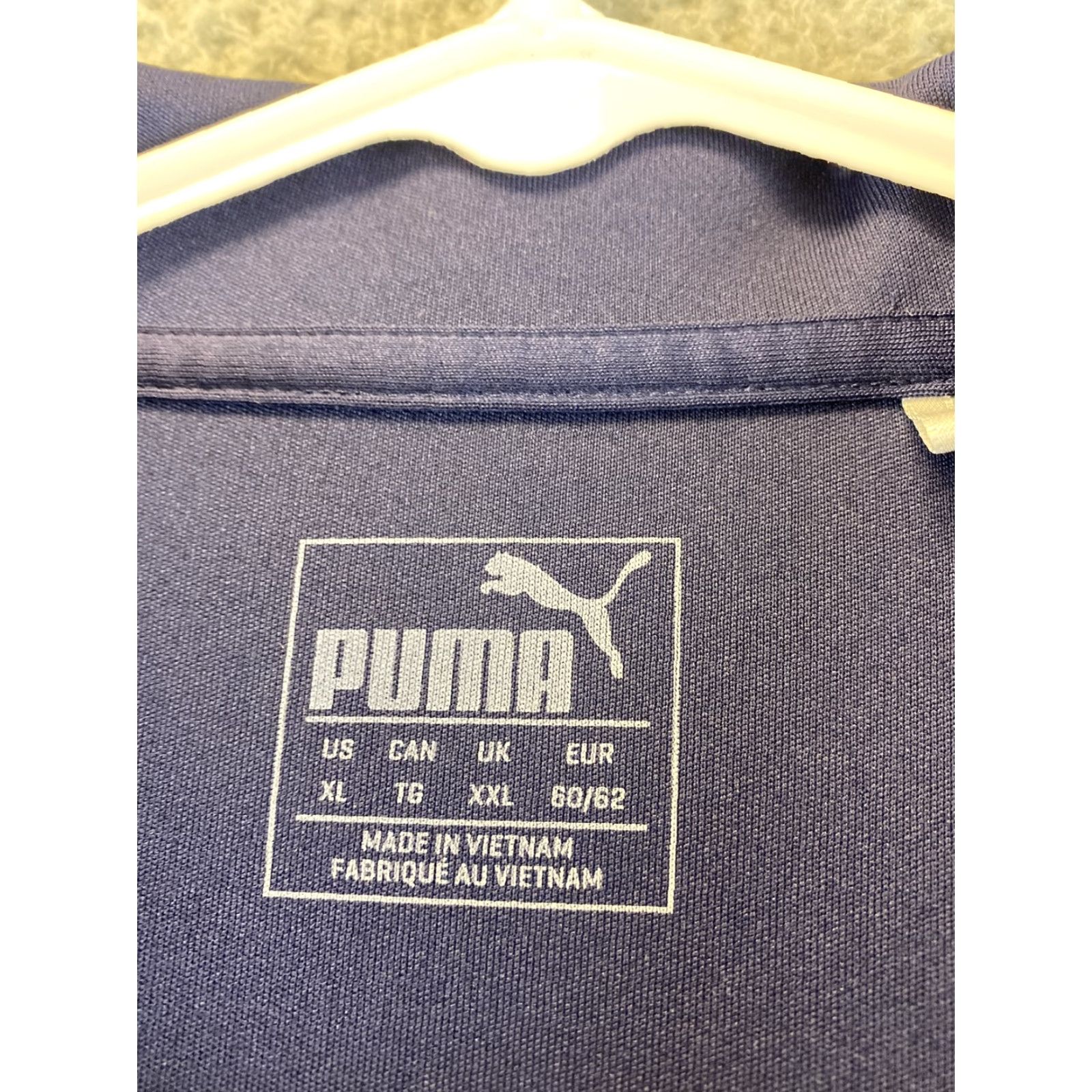 Puma PUMA PGA Tour Men’s Dri Fit T-Shirt Jersey Long Sleeve XL Navy / 89-17 Gray Blue Mens Size US XL / EU 56 / 4 - 5 Thumbnail
