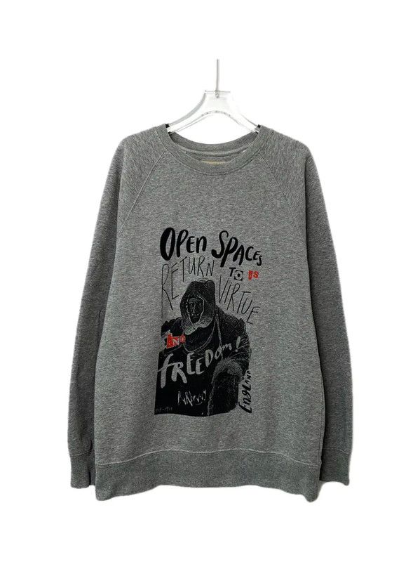 Burberry Burberry Gray Cotton Women's Sweatshirt Size S / US 4 / IT 40 - 1 Thumbnail