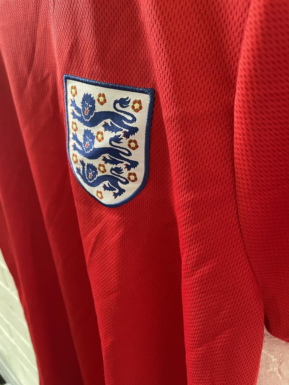 Designer England Men's Red Activewear Jersey Shirt Size US M / EU 48-50 / 2 - 4 Thumbnail