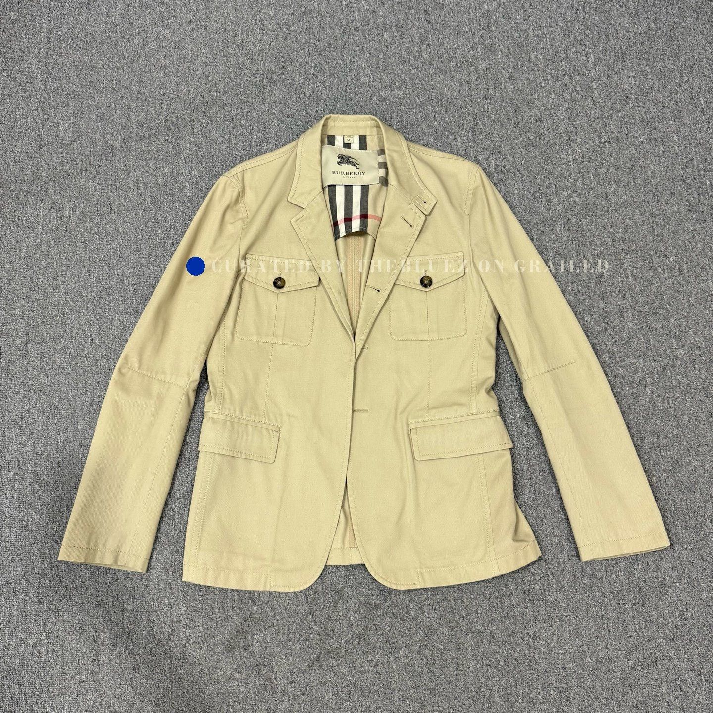 Burberry Burberry Khaki Jacket Coat M Size US M / EU 48-50 / 2 - 1 Thumbnail