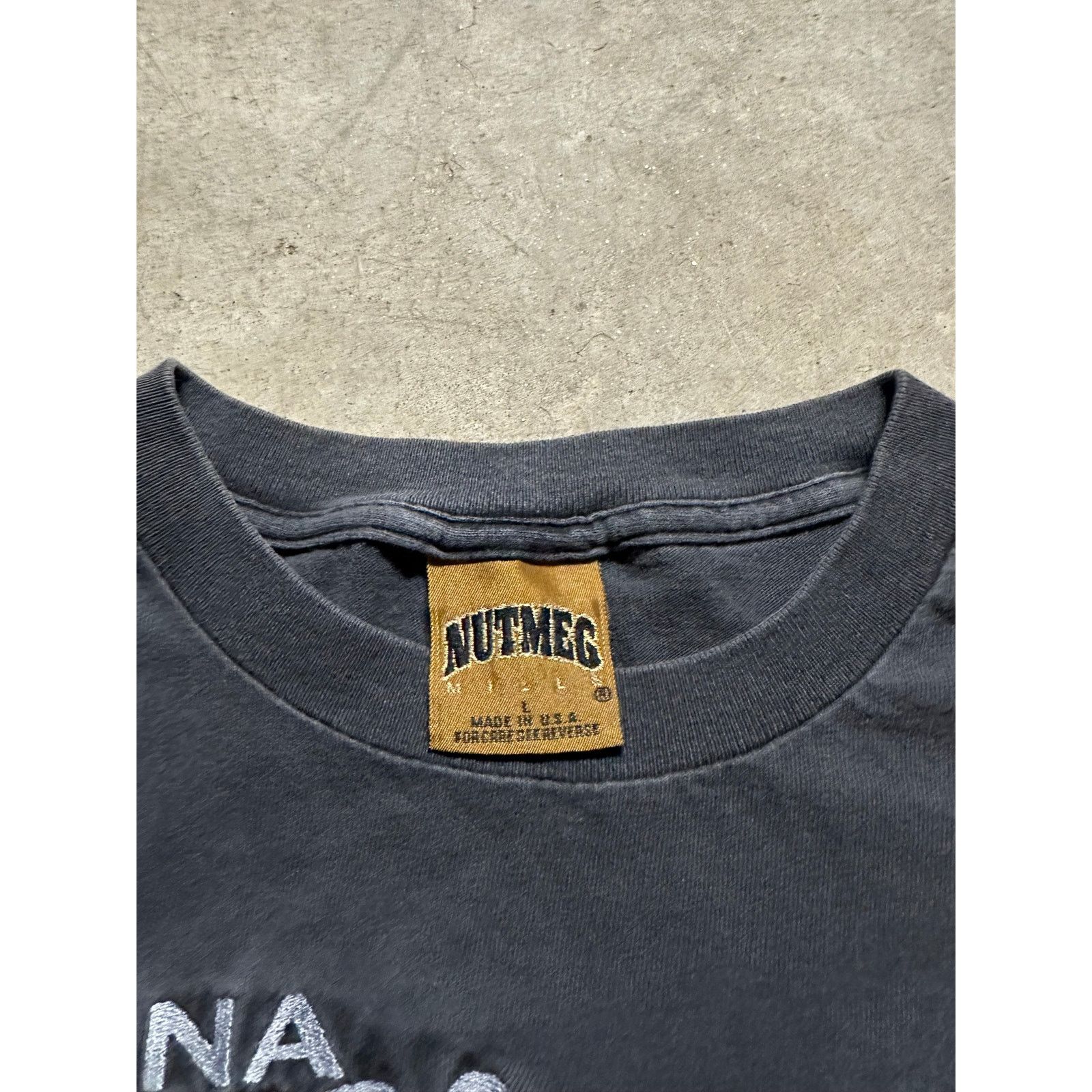 NFL × Nutmeg × Vintage Vintage Carolina Panthers 1993 Nutmeg Graphic T Shirt Large Size US L / EU 52-54 / 3 - 5 Thumbnail