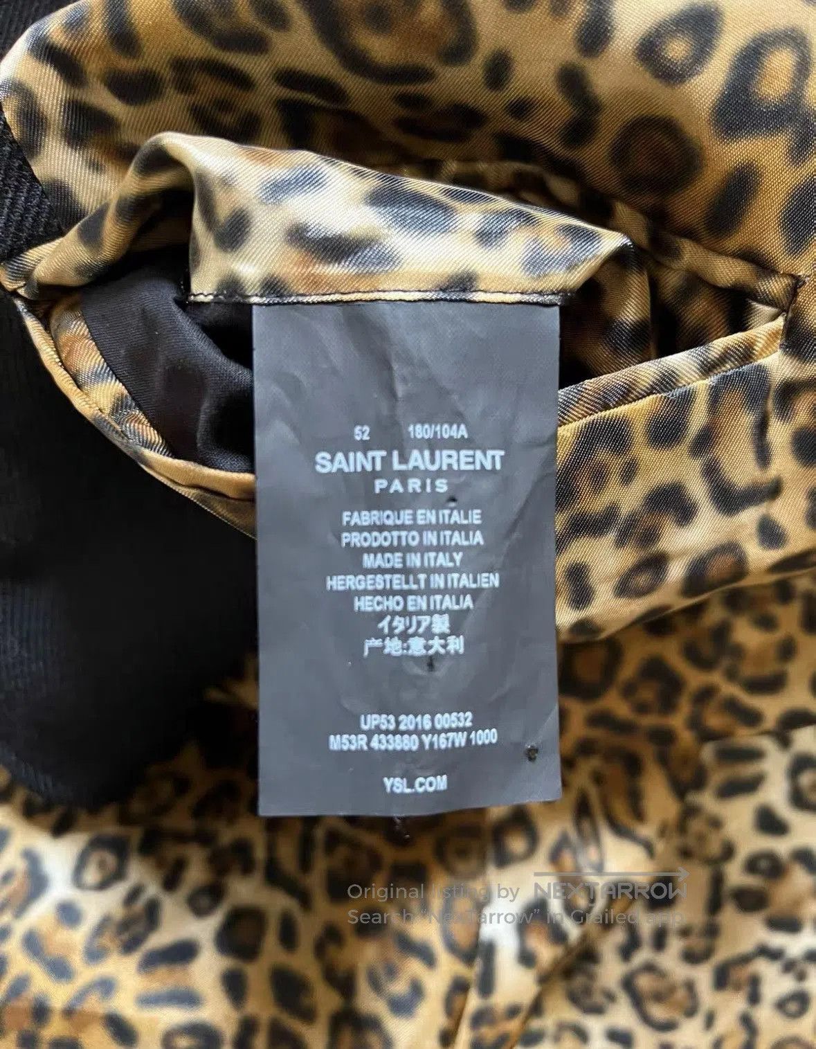 Saint Laurent Paris Saint Laurent Paris coat hedi wxx. Size US L / EU 52-54 / 3 - 4 Thumbnail