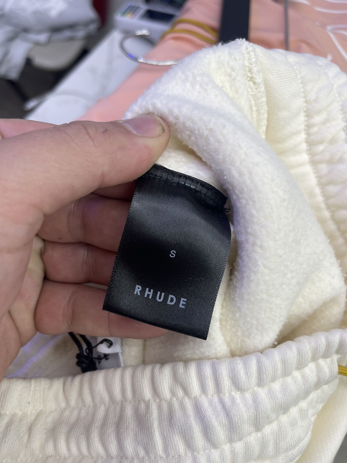 Rhude Rhude Shorts (white) Small logo Size US 28 / EU 44 - 4 Thumbnail