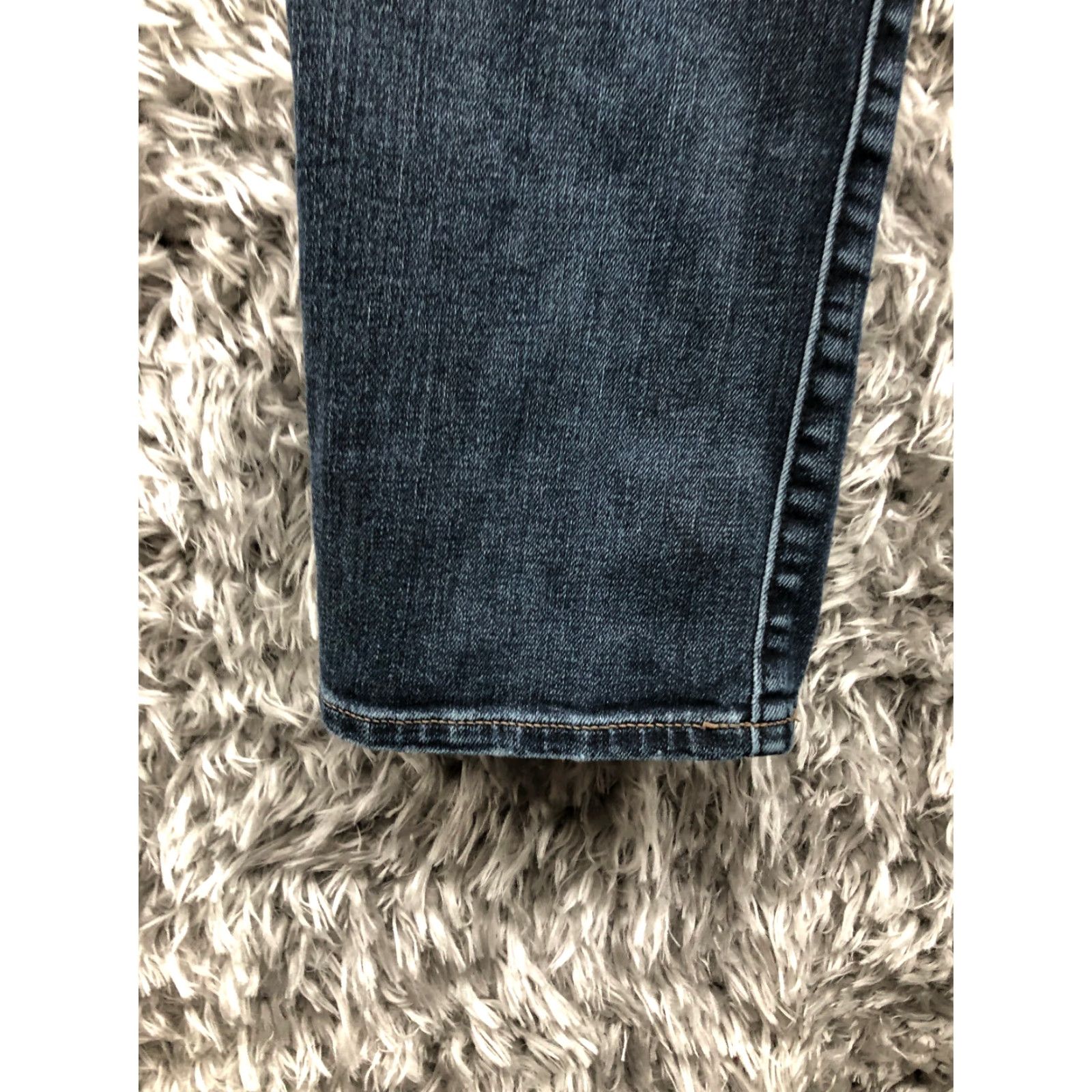 Loft LOFT Jeans Size 4 Womens Straight Denim Mid Rise Dark Wash Blue Size 27" / US 4 / IT 40 - 7 Thumbnail