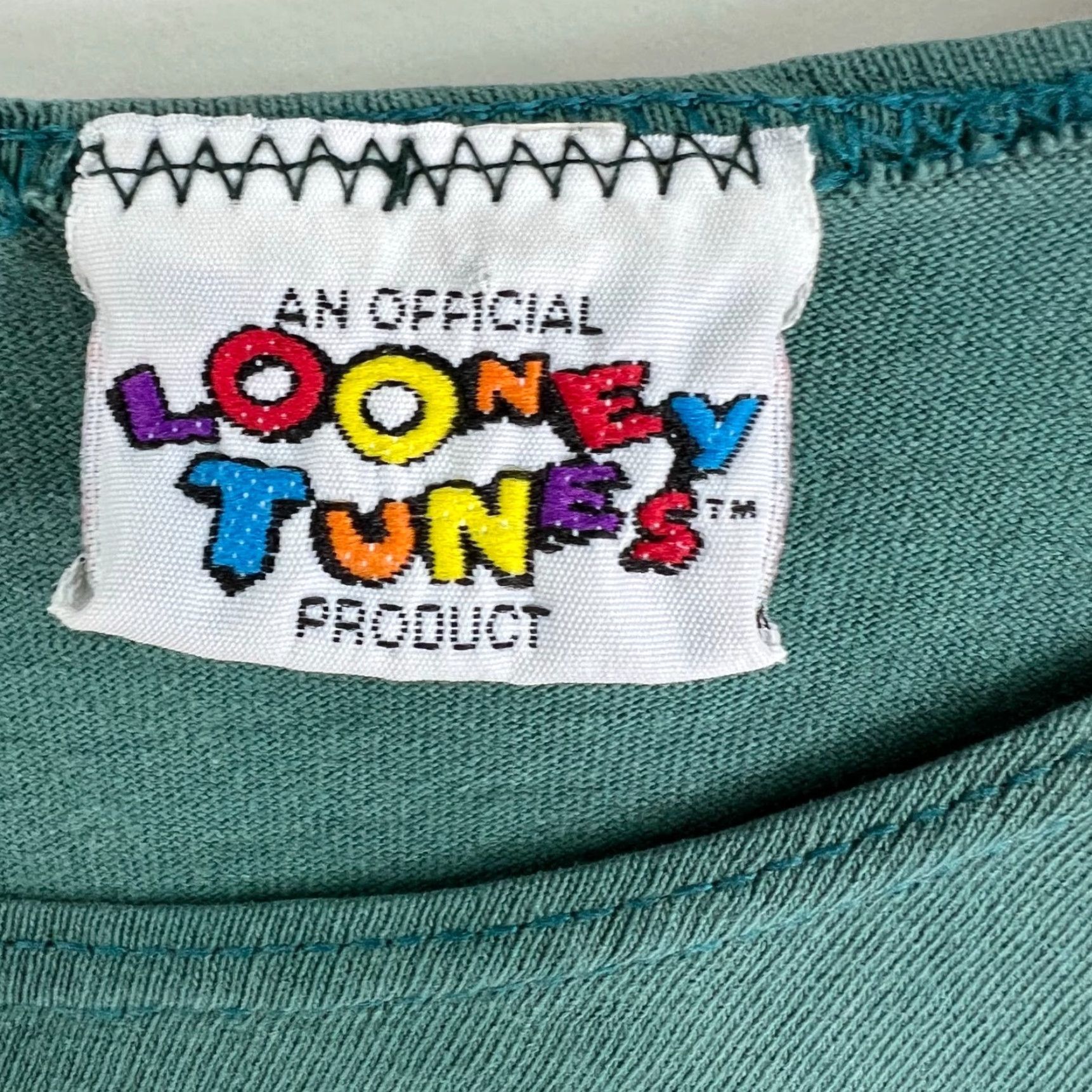 Vintage VINTAGE Looney Tunes Taz Tank Top Men Size L Green 90s Cartoon Looney Toons Animal Graphic Size US L / EU 52-54 / 3 - 5 Thumbnail