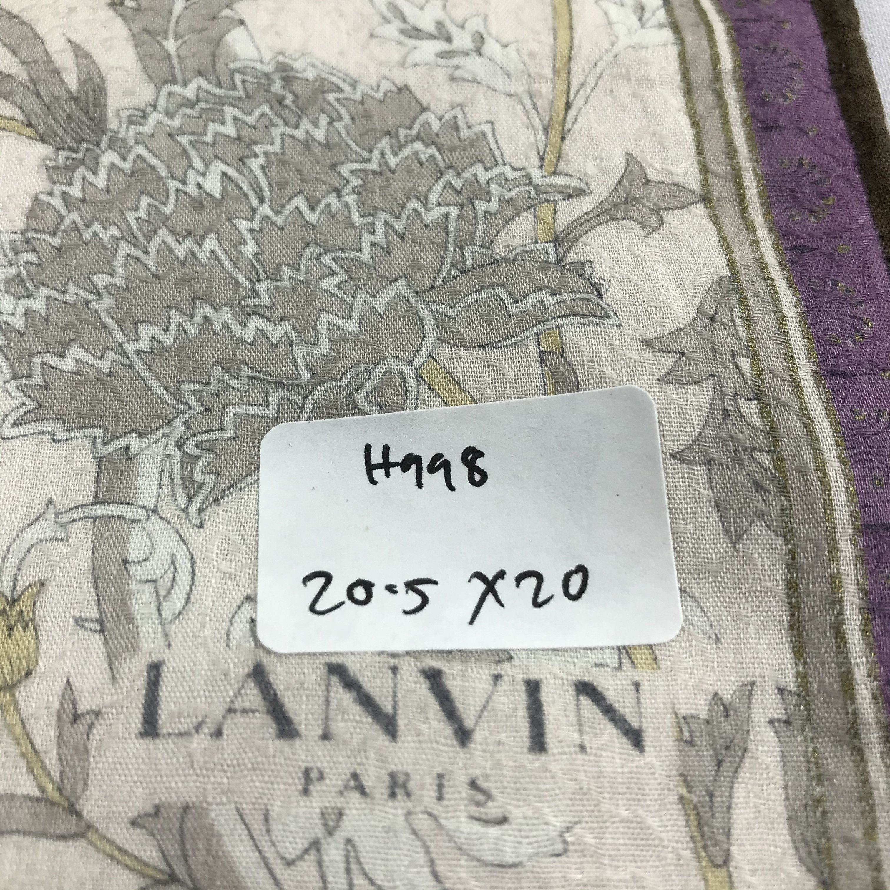 Lanvin Lanvin Handkerchief Neckerchief Bandana H998 Size ONE SIZE - 5 Thumbnail