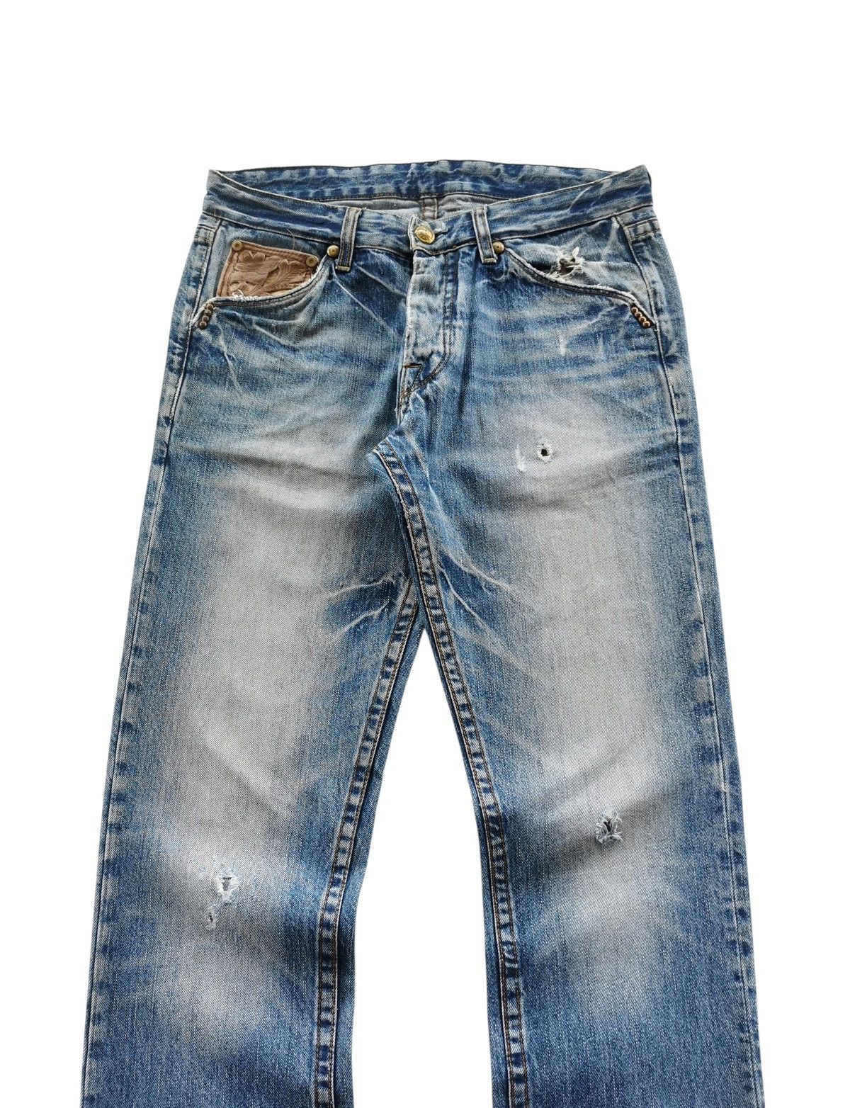 Replay Vintage Replay Distressed Denim Jeans ♦️ 31x34.5 Size US 31 - 1 Thumbnail