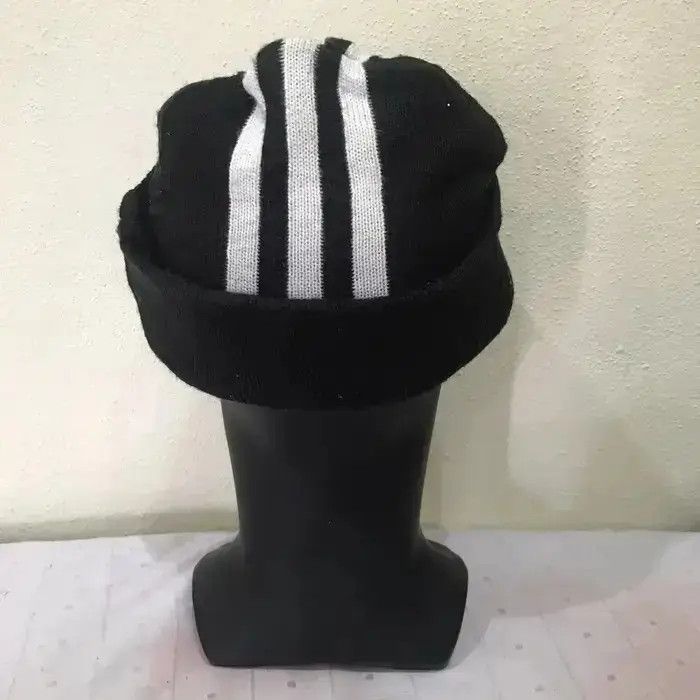 Adidas Adidas Stripe Design Beanie Hat Size ONE SIZE - 4 Thumbnail