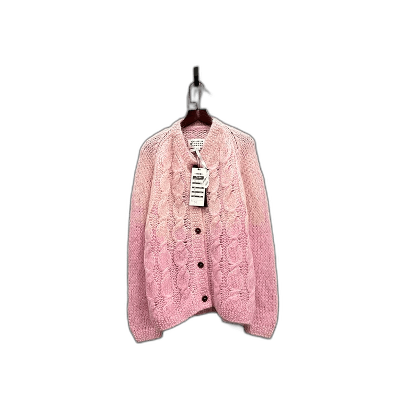 Maison Margiela Maison Margiela Pink Knitted Cardigan Size S Size US S / EU 44-46 / 1 - 1 Thumbnail