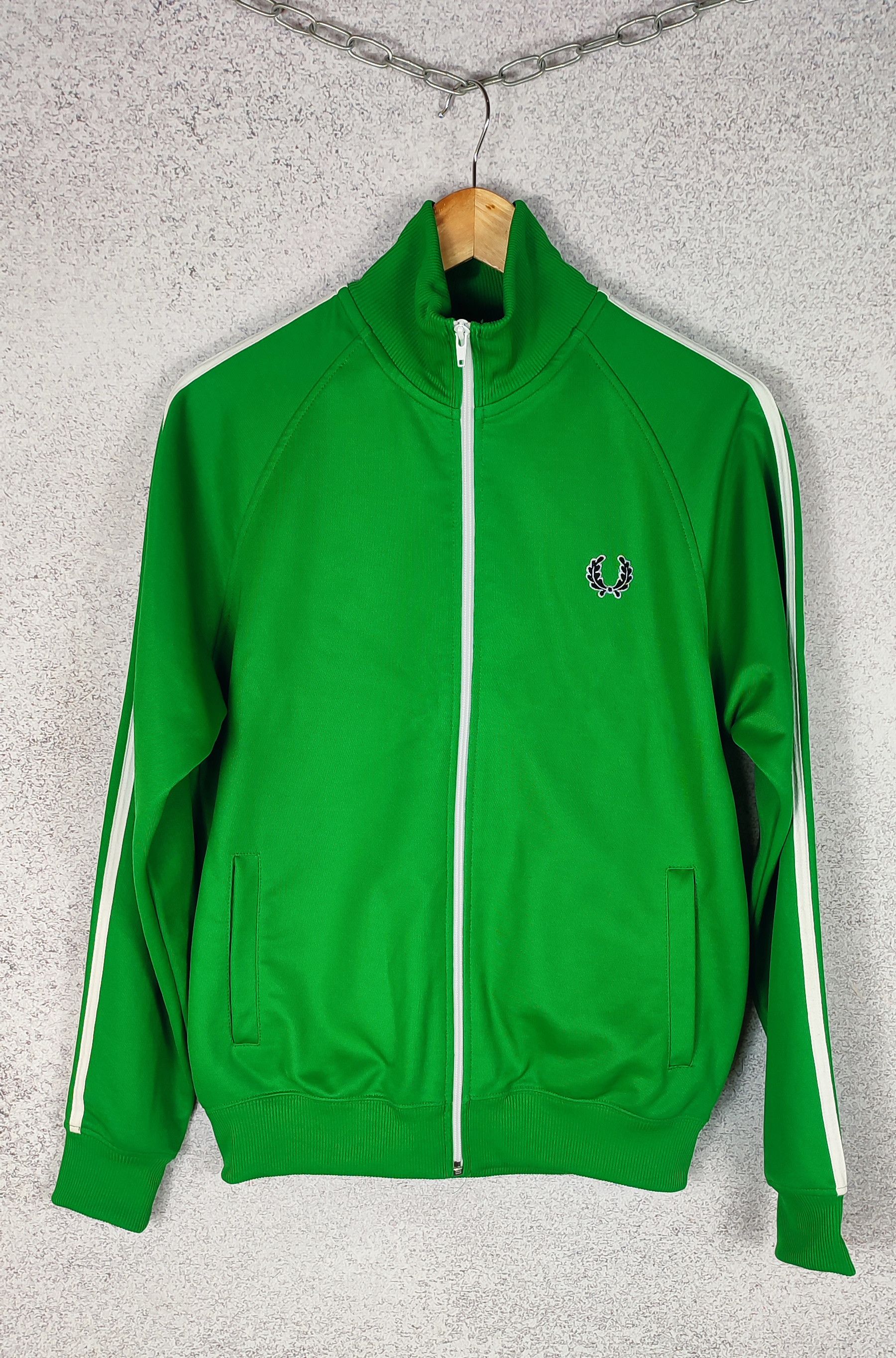 Fred Perry × Stussy fred perry x stussy tape track jacket rare zip