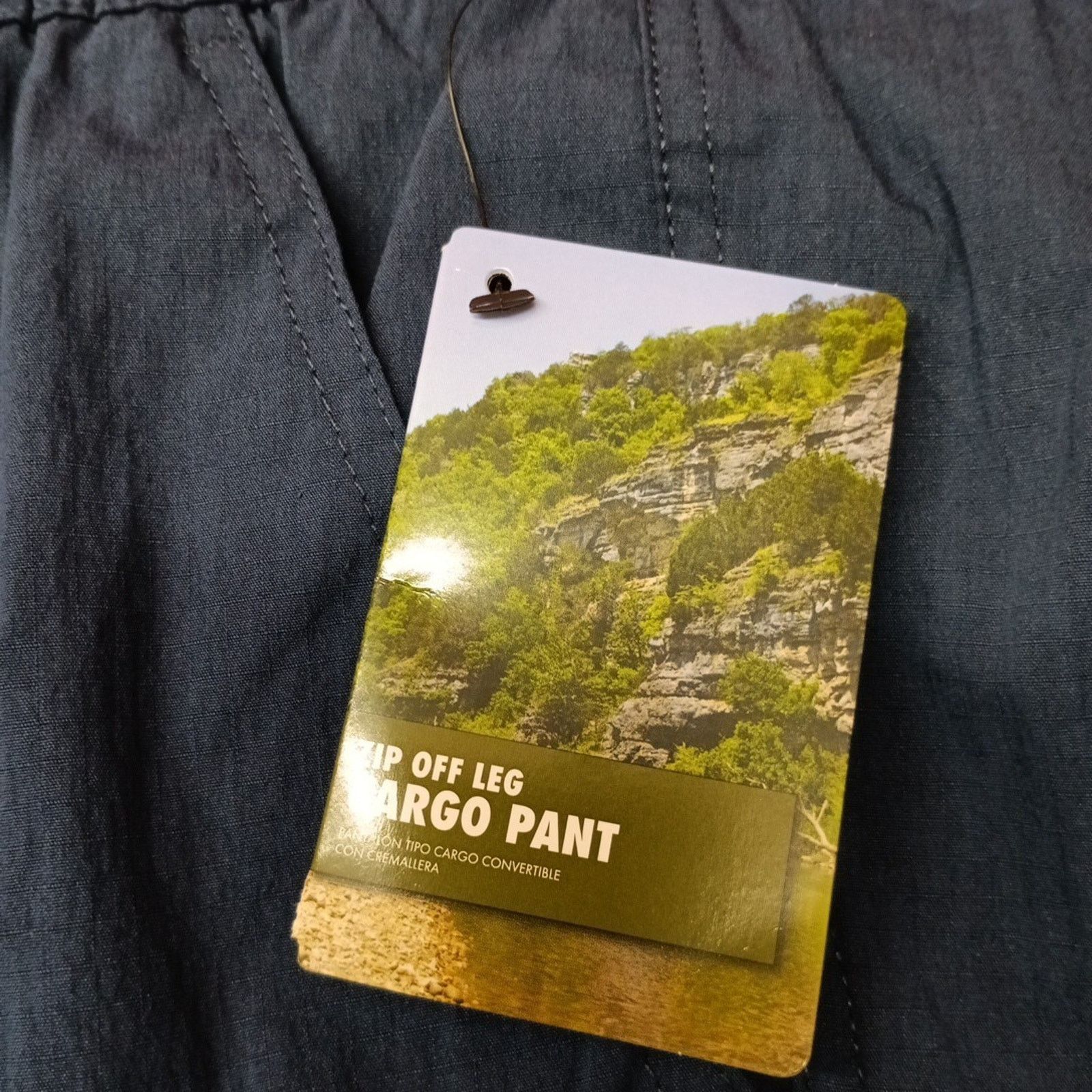 Other Ozark Trail Zip Off Convert Cargo Pants Mens Size 38x30 Blue Size US 38 / EU 54 - 2 Thumbnail
