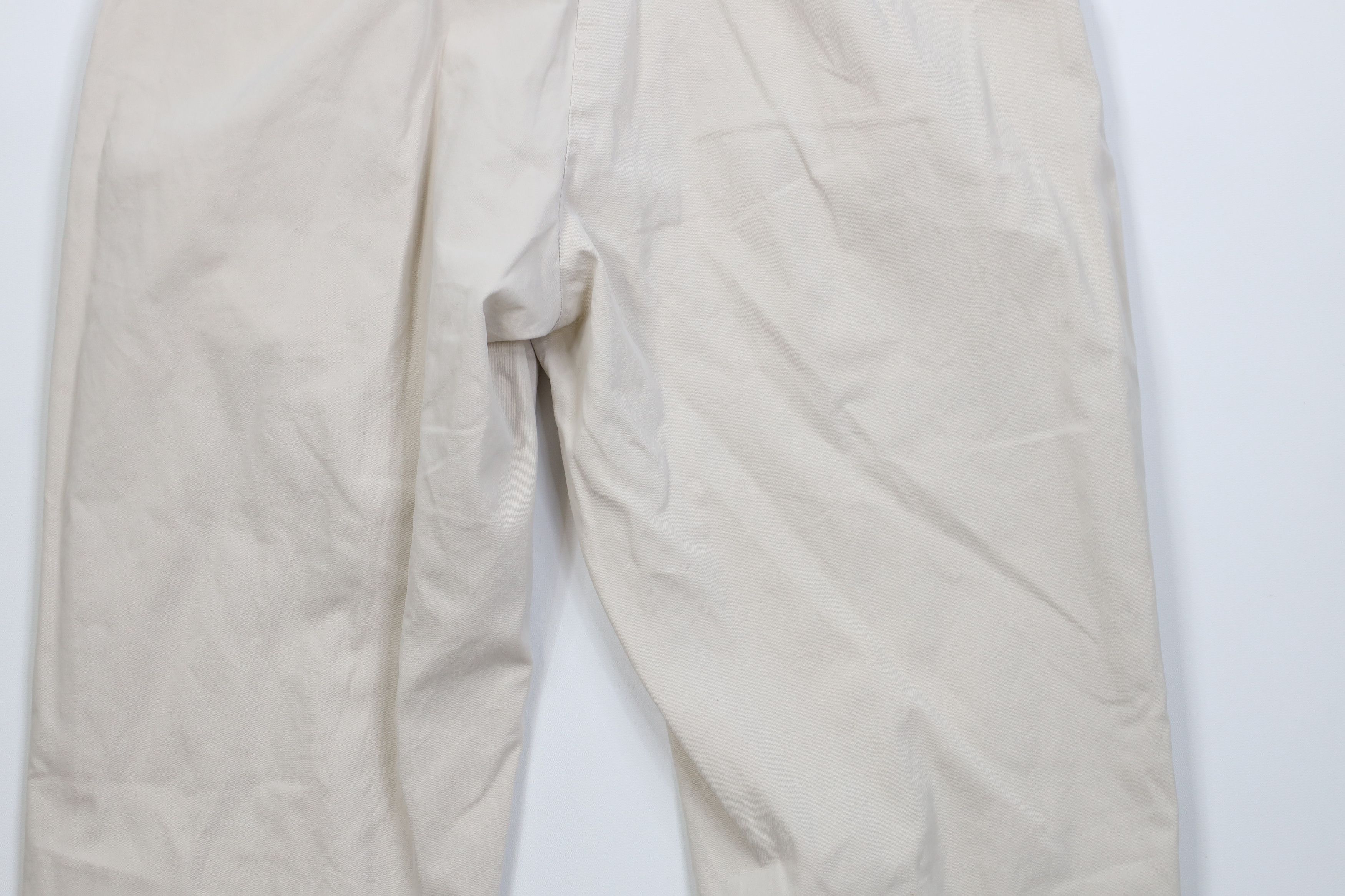 Ralph Lauren Vintage 90s Ralph Lauren Prospect Wide Leg Chino Pants Stone Size US 38 / EU 54 - 13 Thumbnail