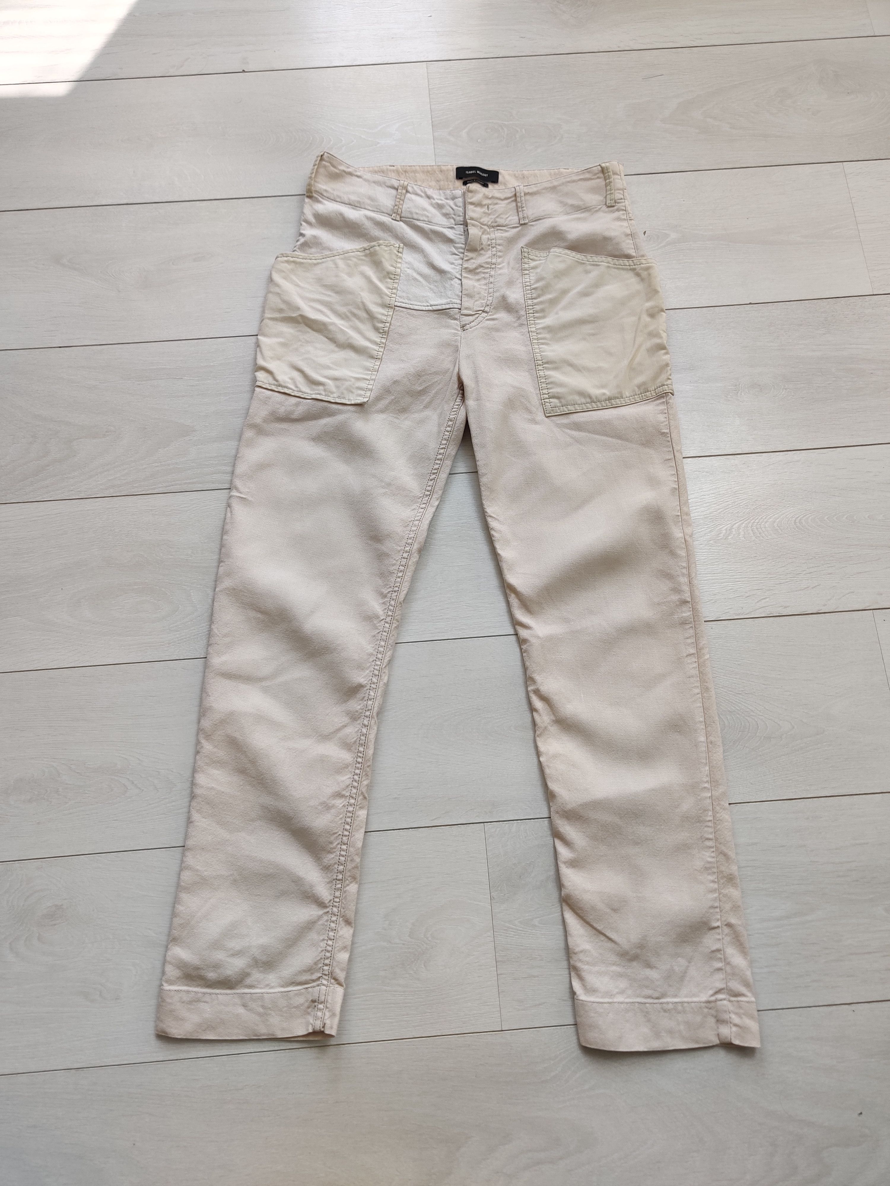 Isabel Marant Isabel Marant lightweight beige avant garde pants Size 27" / US 4 / IT 40 - 2 Thumbnail