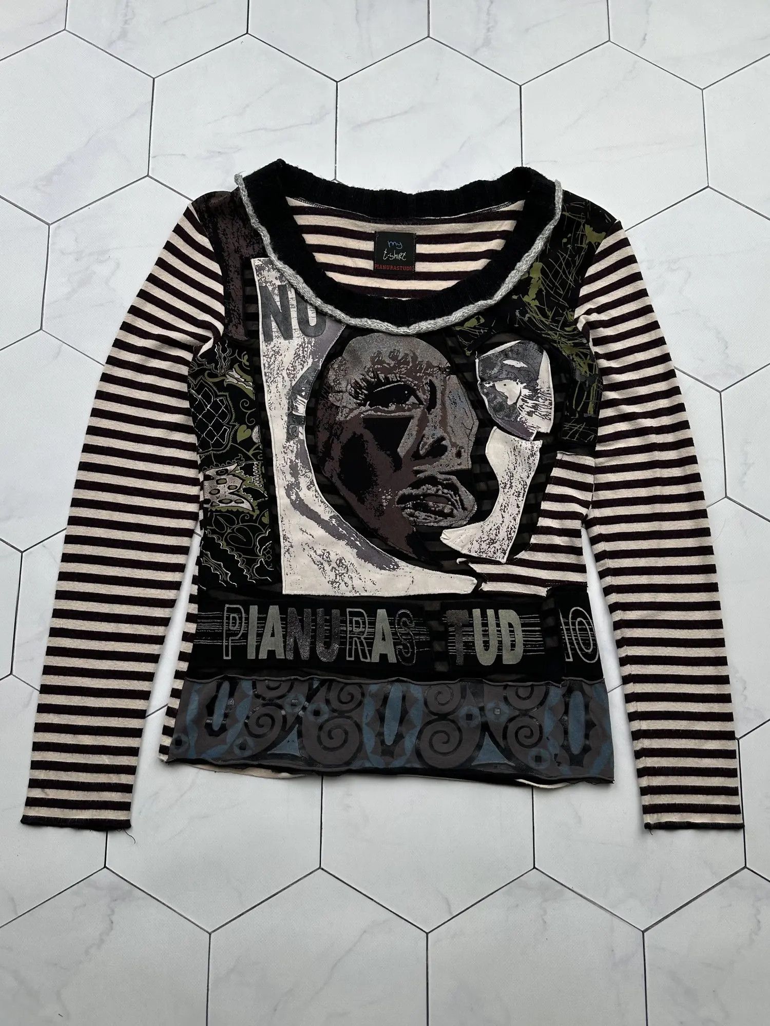 Japanese Brand Pianura Studio Vintage Amazing Sweater (B370)D15 Size M / US 6-8 / IT 42-44 - 1 Thumbnail