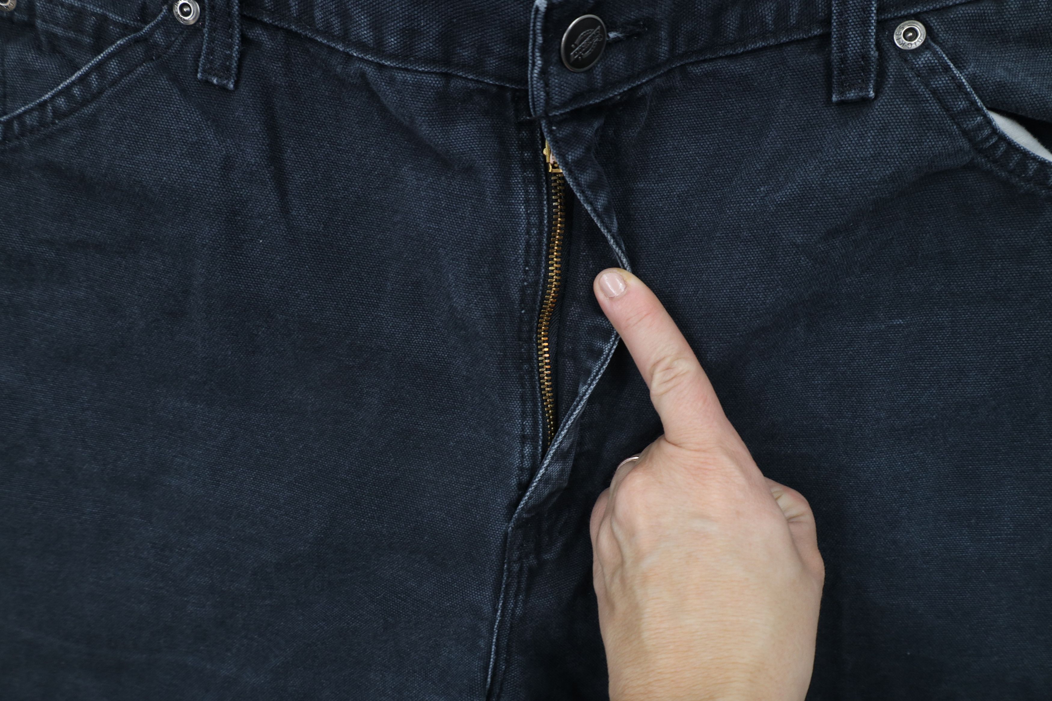 Dickies × Vintage Vintage Dickies Out Wide Leg Canvas Workwear Pants Black Size US 38 / EU 54 - 6 Thumbnail