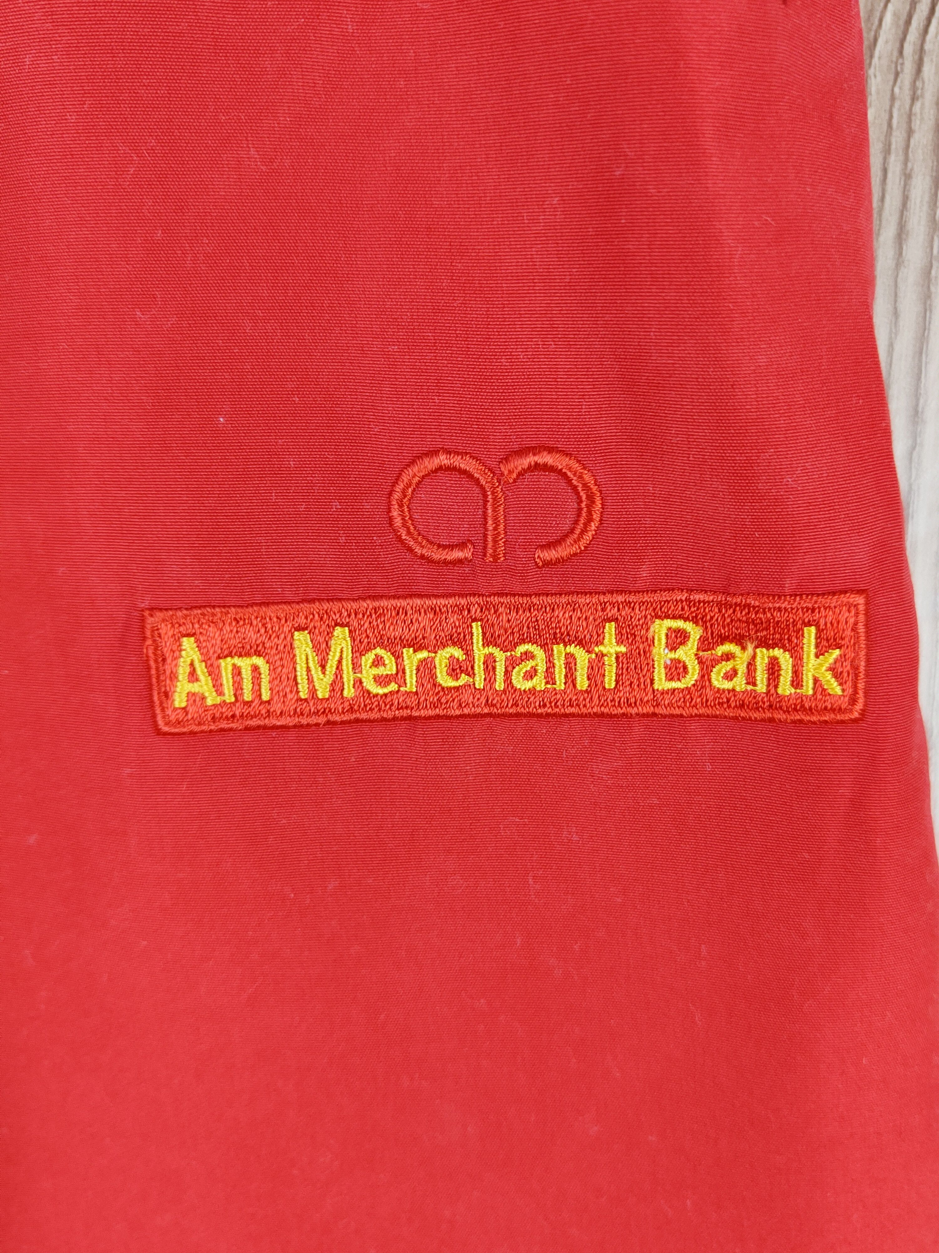 Japanese Brand Head Red Am Merchant Bank Multipocket Sweatpants #S2748 Size US 31 - 4 Thumbnail