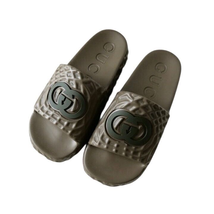 Gucci Gucci Interlocking G Rubber Slides SIZE 9 Size ONE SIZE - 1 Thumbnail