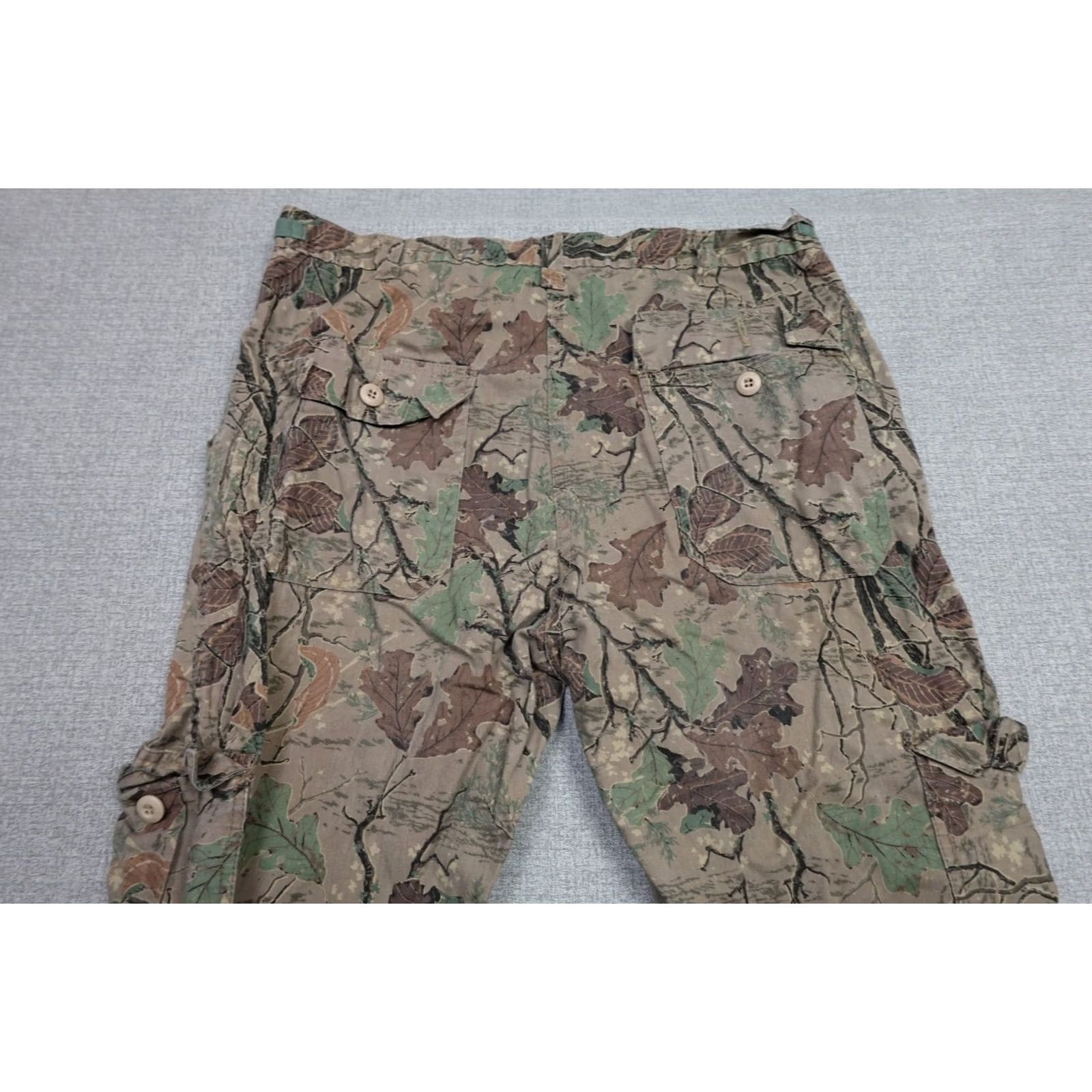 AMO Vintage Camo Pants Men's XL 38x32 Brown Lightweight Chino Workwear 5-Pocket Cargo Relaxed Straight Moisture Lightweight Size US 36 / EU 52 - 5 Thumbnail