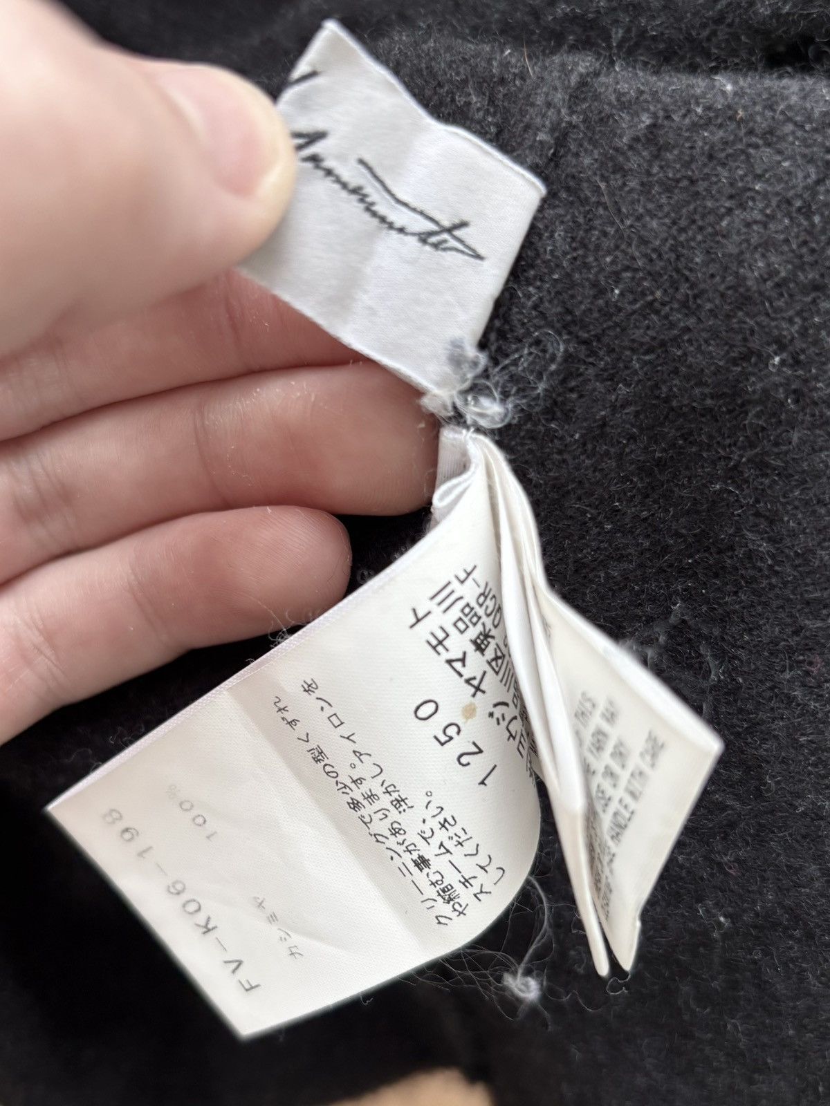 Yohji Yamamoto FW13 yohji yamamoto logo cashmere turtleneck Size US S / EU 44-46 / 1 - 6 Thumbnail