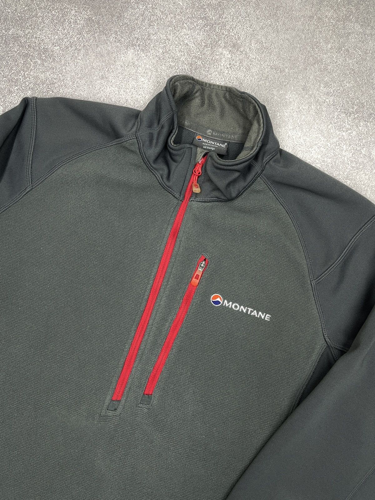 Montane Mens Montane Half Zip Fleece Grey Polartec Outdoor Gorpcore Size US M / EU 48-50 / 2 - 4 Thumbnail