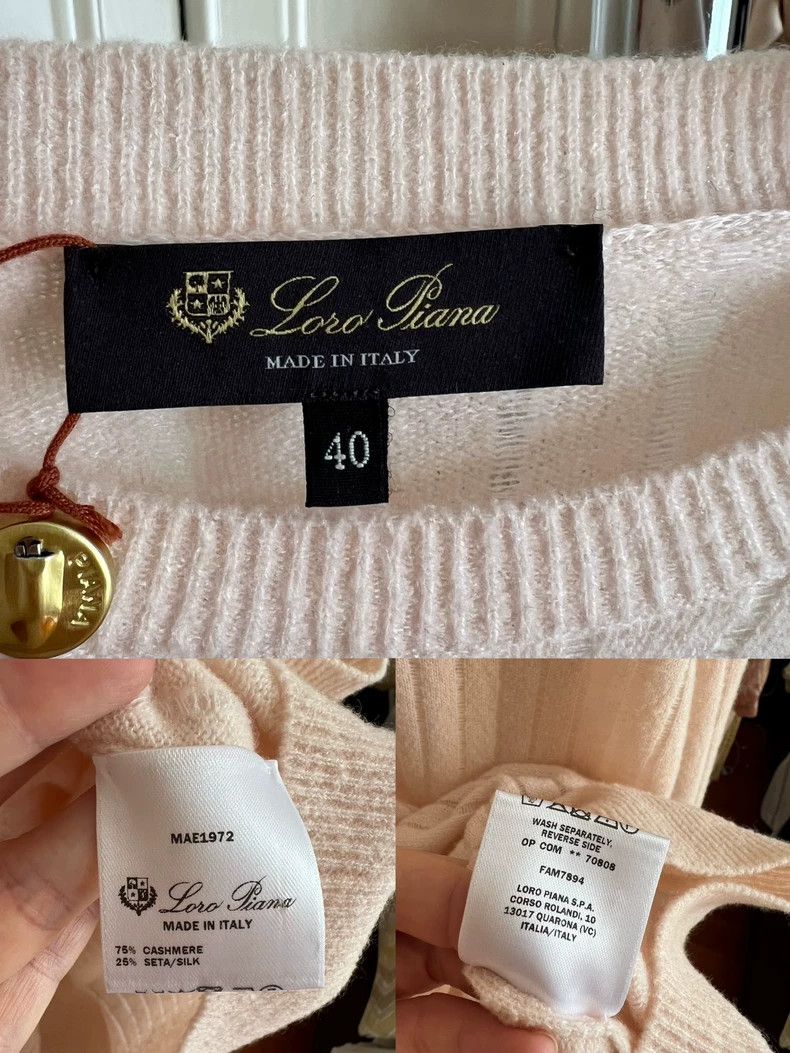 Loro Piana LORO PIANA Cashmere and silk sweater Size M / US 6-8 / IT 42-44 - 6 Thumbnail