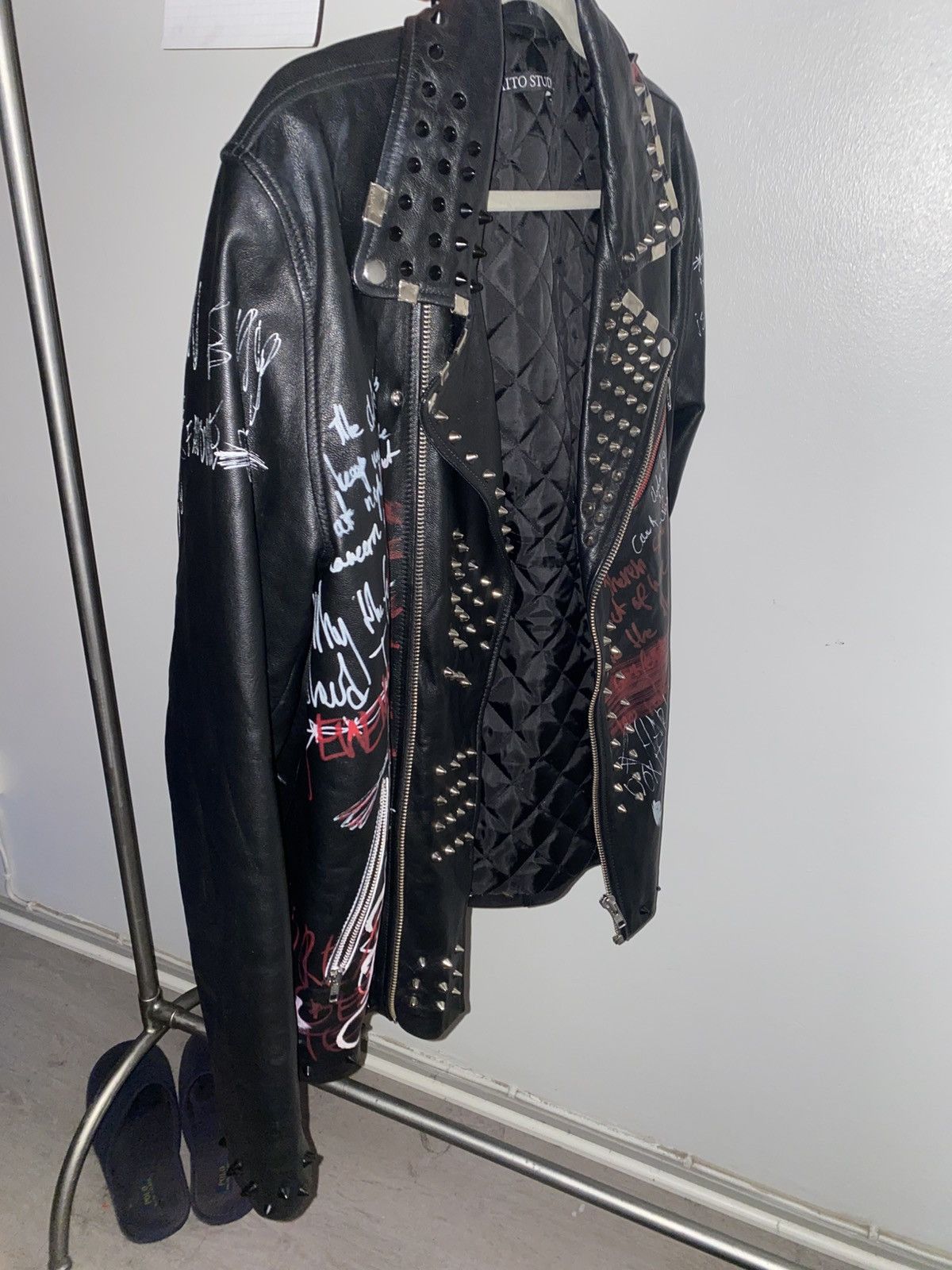Other HENDRIX LEATHER JACKET (Aito Studios) (Custommade) Size US XXL / EU 58 / 5 - 4 Thumbnail