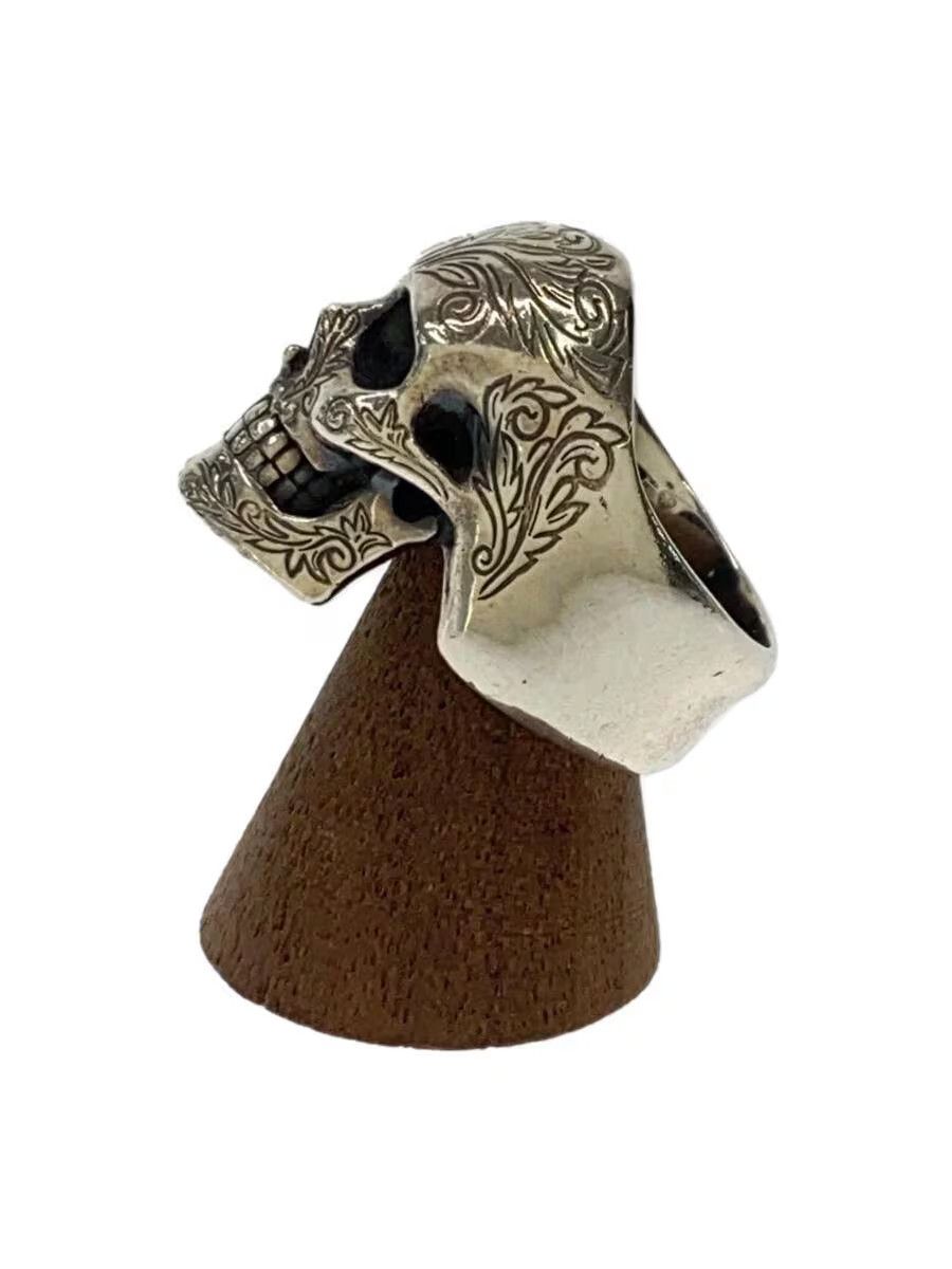 Number (N)ine Magical Design .950 Silver Skull Ring Size ONE SIZE - 2 Thumbnail