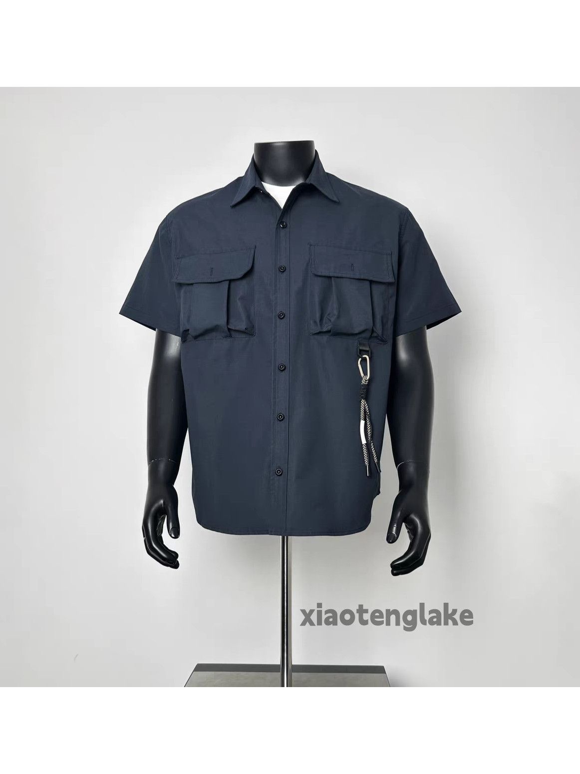 Vintage Unisex outdoor utility loose skate hiphop cargo shirt Size US M / EU 48-50 / 2 - 3 Thumbnail