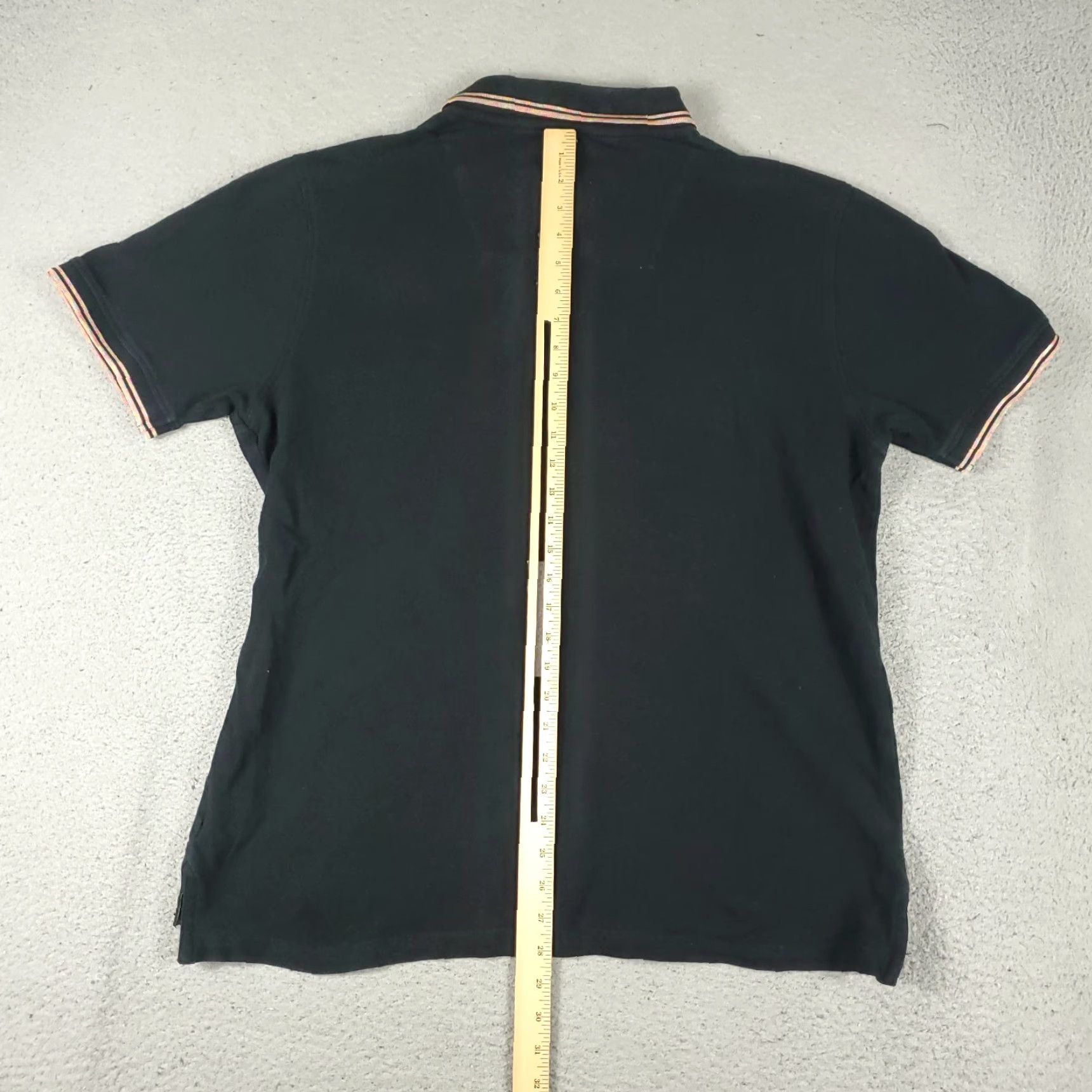 Robert Graham Robert Graham Polo Shirt Mens XL Black Casual Short Sleeve Adult Polo Shirt Black XL Mens Size US XL / EU 56 / 4 - 4 Thumbnail