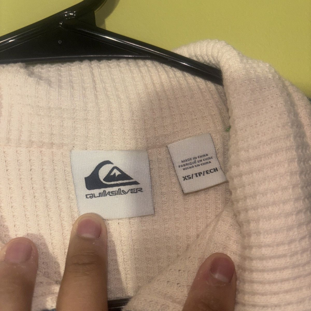 Quiksilver × Vintage Quiksilver Womens Organic Light Thermal Lined Fleece XS Size US XS / EU 42 / 0 - 3 Thumbnail