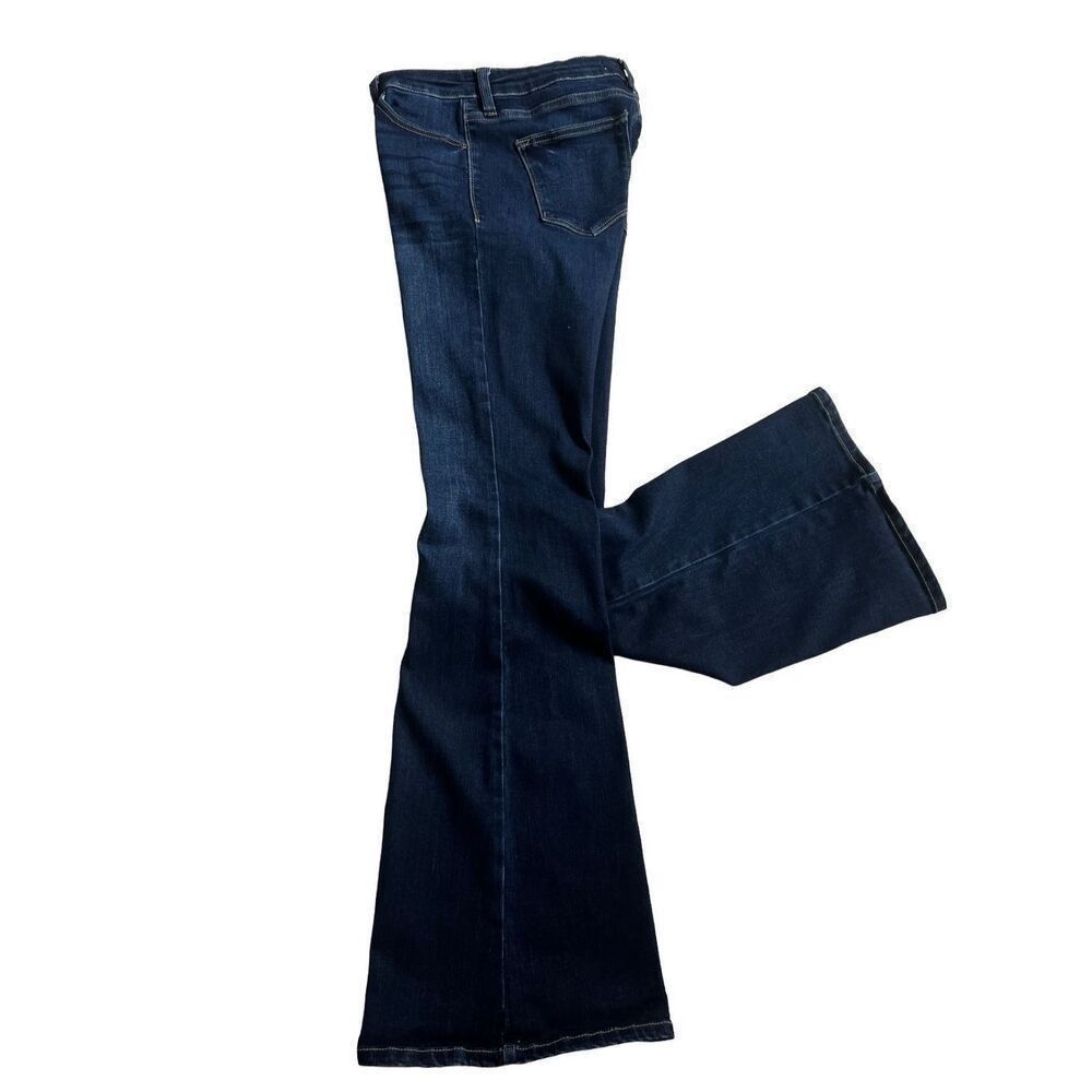 Vintage Kancan Women's Mid-Rise Flare Jean size 9/32 Size 30" / US 8 / IT 44 - 5 Thumbnail