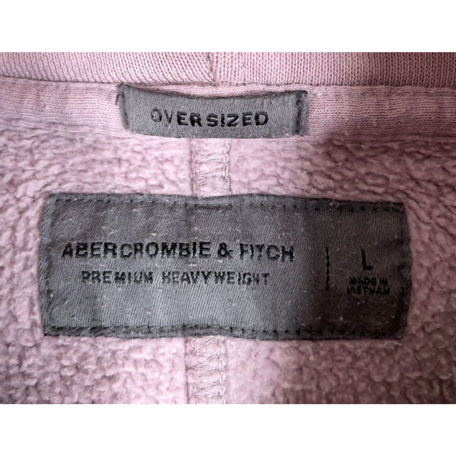 Abercrombie & Fitch VINTAGE Abercrombie & Fitch Oversized Hoodie Men's L Purple Heavyweight Sweatshirt Size US L / EU 52-54 / 3 - 3 Thumbnail