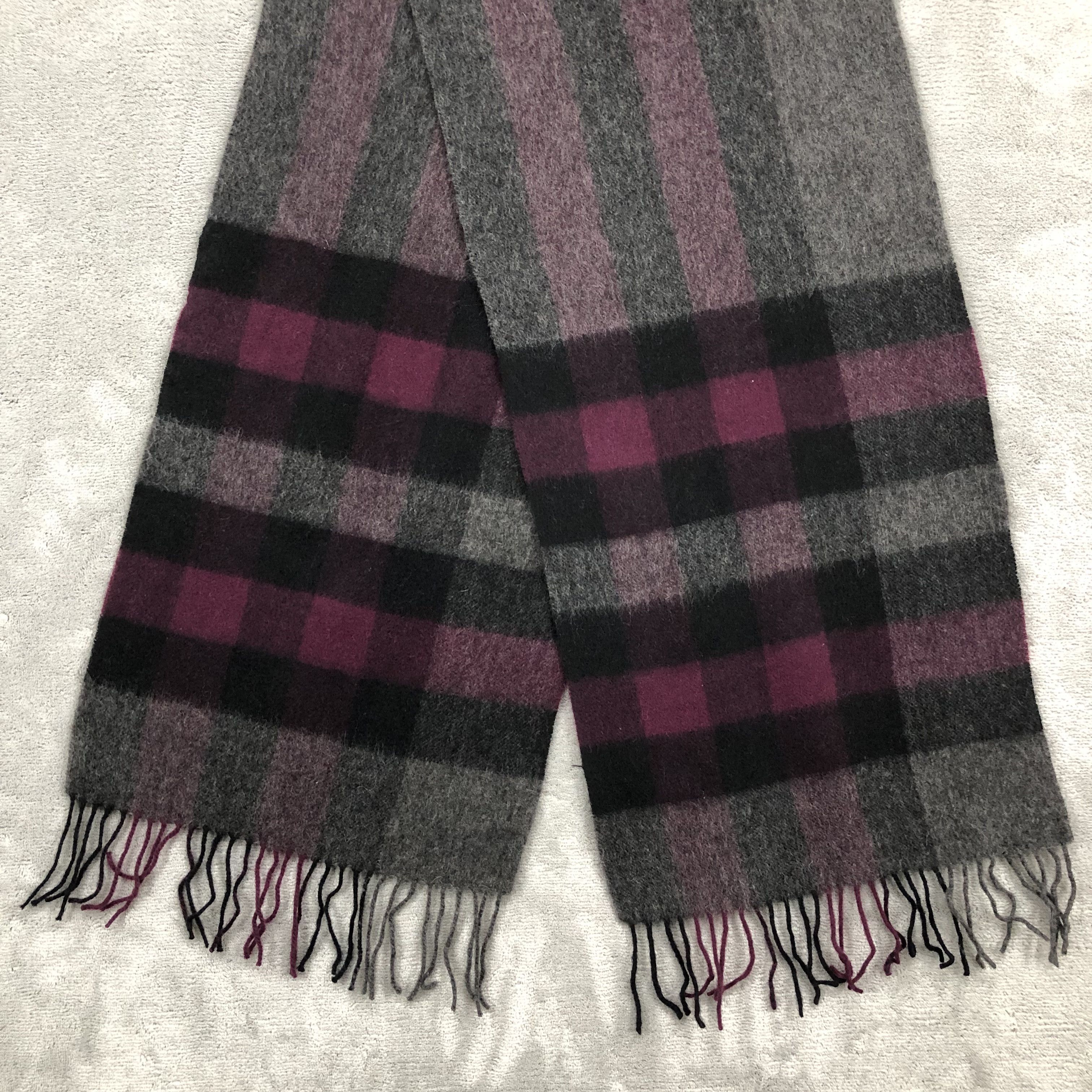Japanese Brand × Michiko Koshino London Michiko Koshino London Wool Scarf Muffler Neck Scarf Size ONE SIZE - 3 Thumbnail